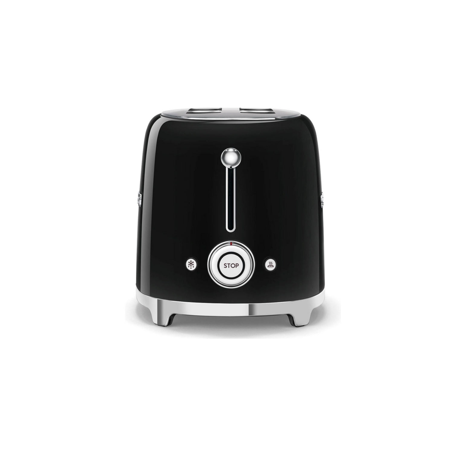 Open Box - Smeg TSF01BLUS 50's Style Retro 2-Slice Toaster - Black