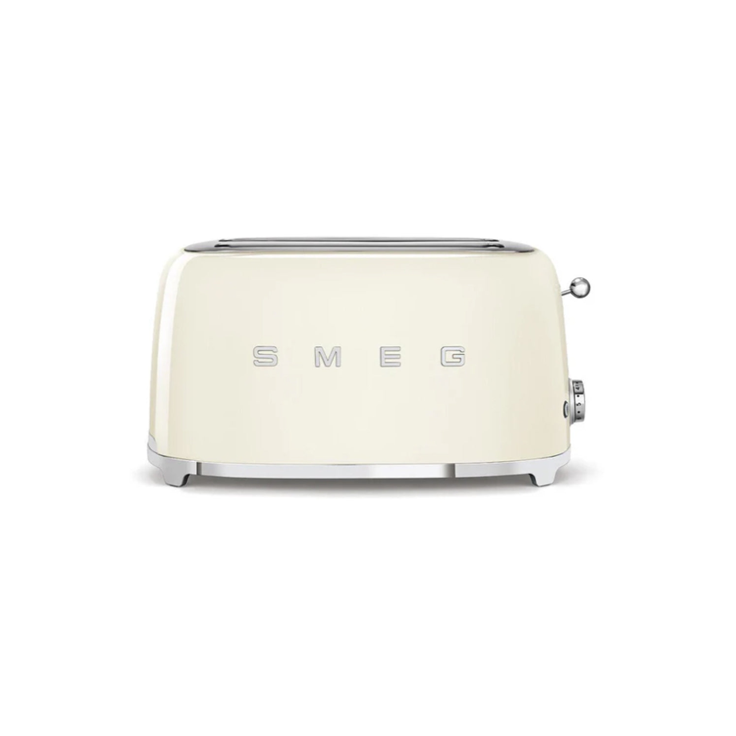 Boîte ouverte - TSF02CRUS Grille-pain long rétro à 2 tranches de la gamme Années 50 de Smeg - Crème