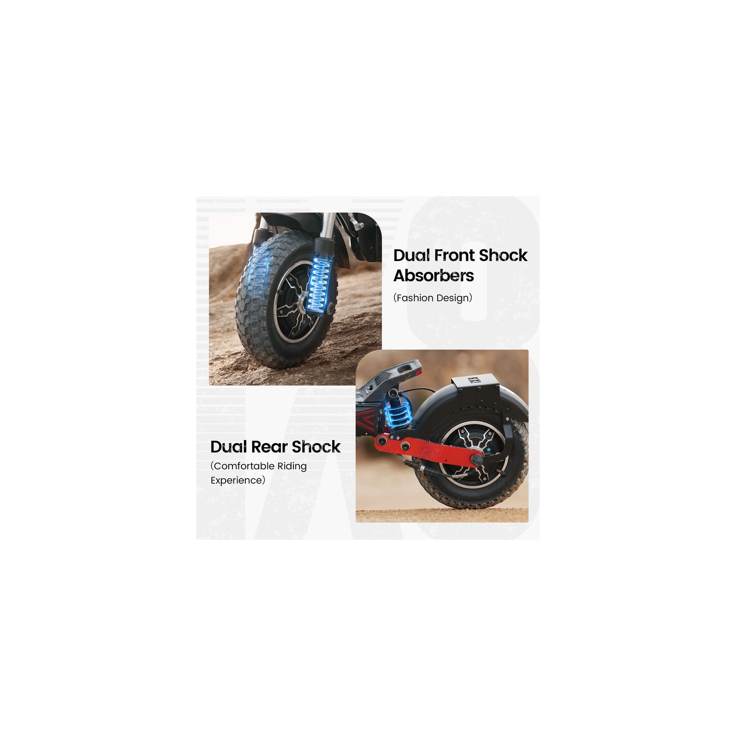 Trottinette électrique pliable ix8 d'iScooter - Noir