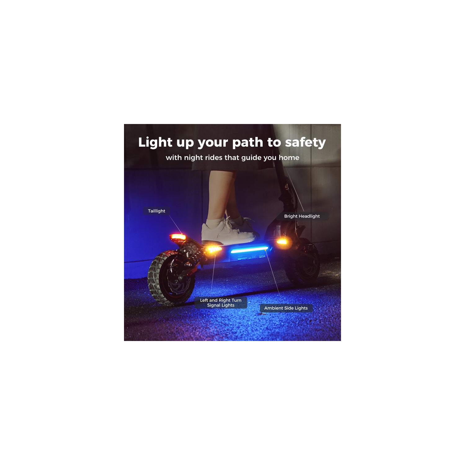 Trottinette électrique pliable ix7pro d'iScooter - Noir