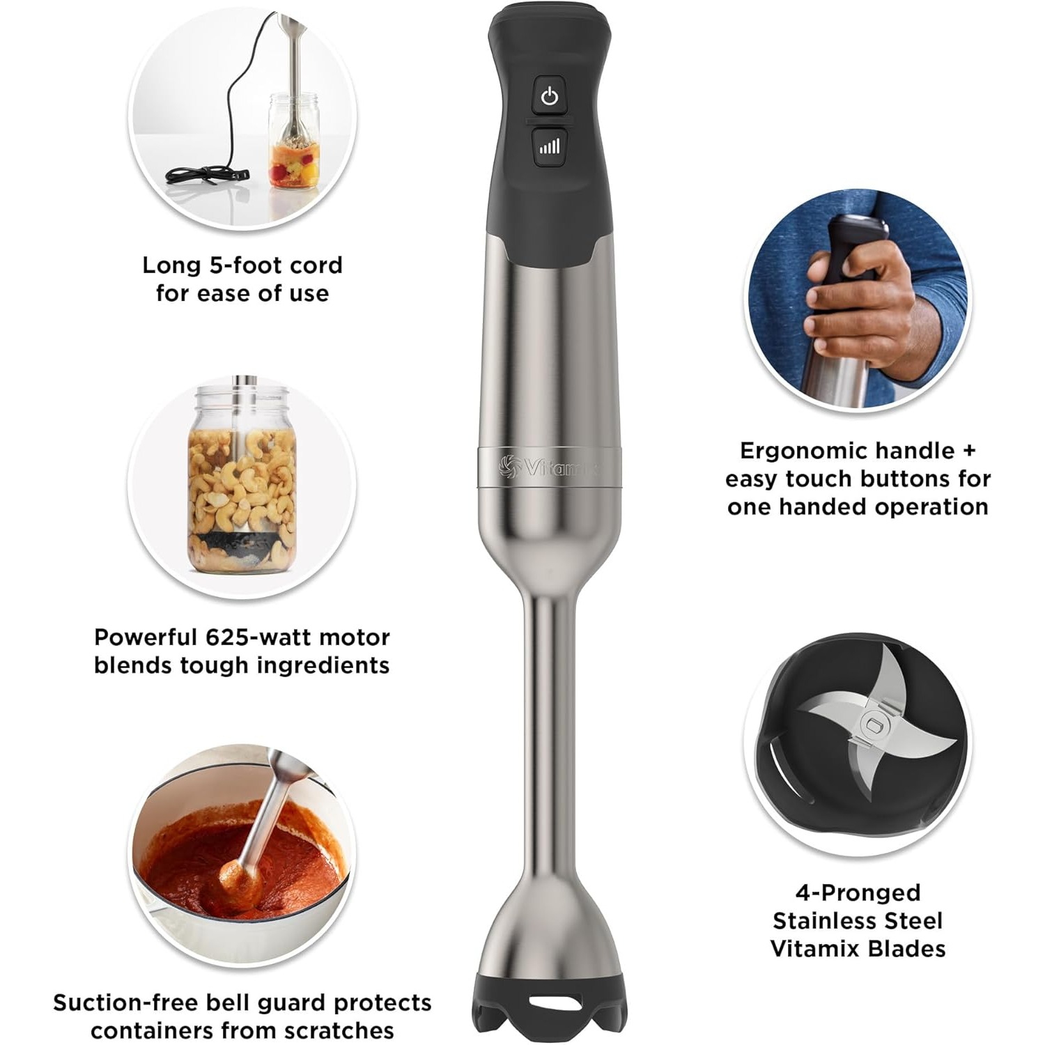 Vitamix 18" Stainless Steel Immersion Blender