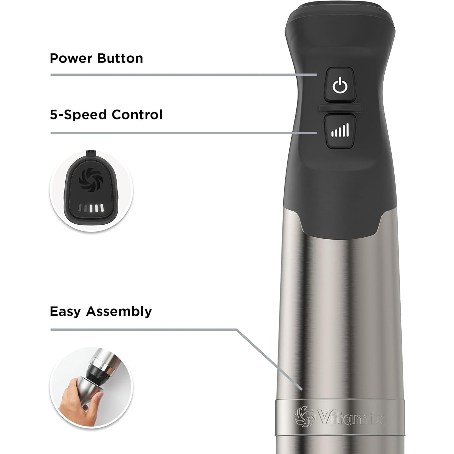 Vitamix 18" Stainless Steel Immersion Blender