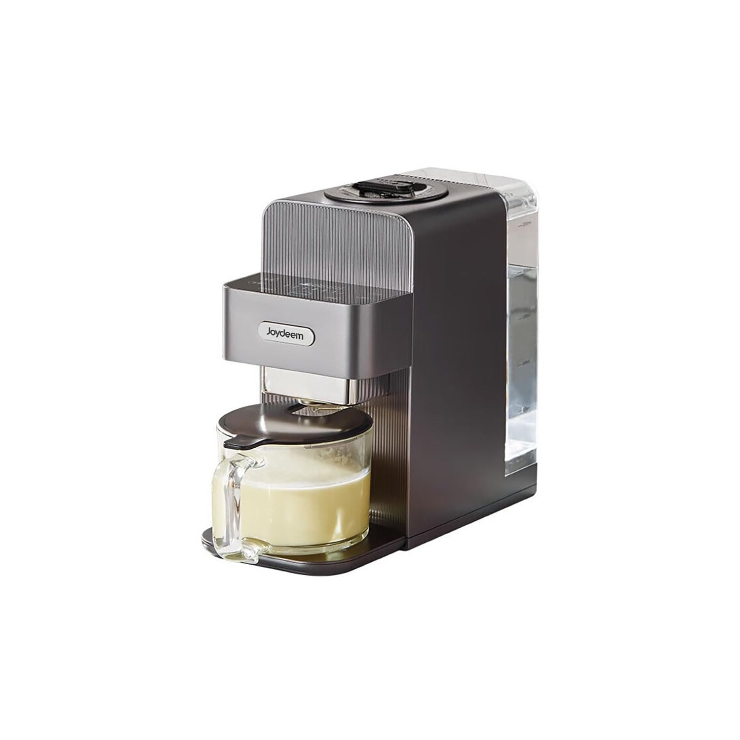 Joydeem Automatic Soymilk Maker Machine, Hot Cooking Blender for Soymilk, Nutmilk, Paste, Baby Food and Juice, 300-600ml Adjustable Capacity, Gray, JD-PB270, 800W