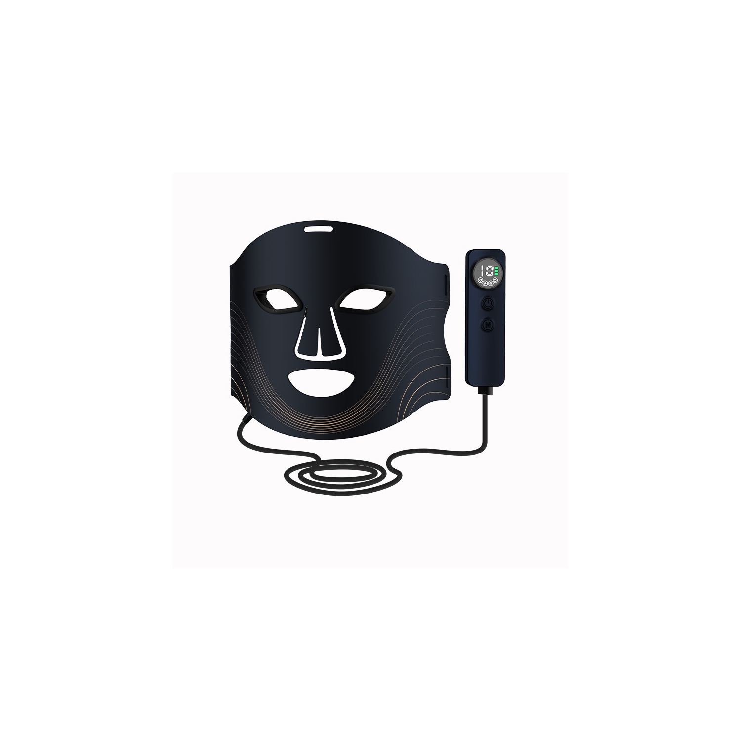 Red Light Therapy Mask for Face,4 Modes Led Face Mask Light Therapy with Timer Function,Portable Wireless Red Light Therapy Facial Mask for Home