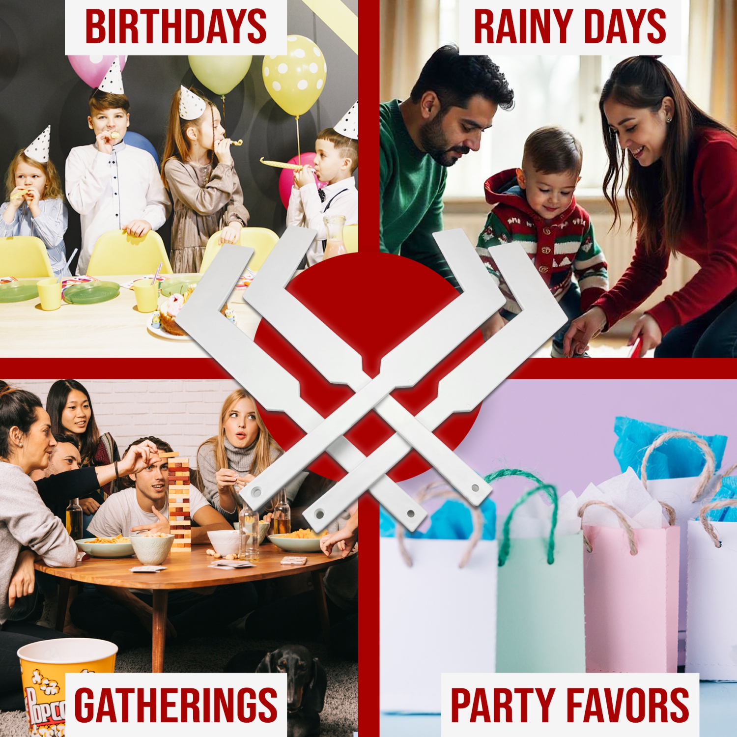 PRISP Mini Hockey Goalie Stick - 20 Inch Plastic Knee Hockey Stick for Goaltender; Sports Gift for Indoors, Basement, Garage