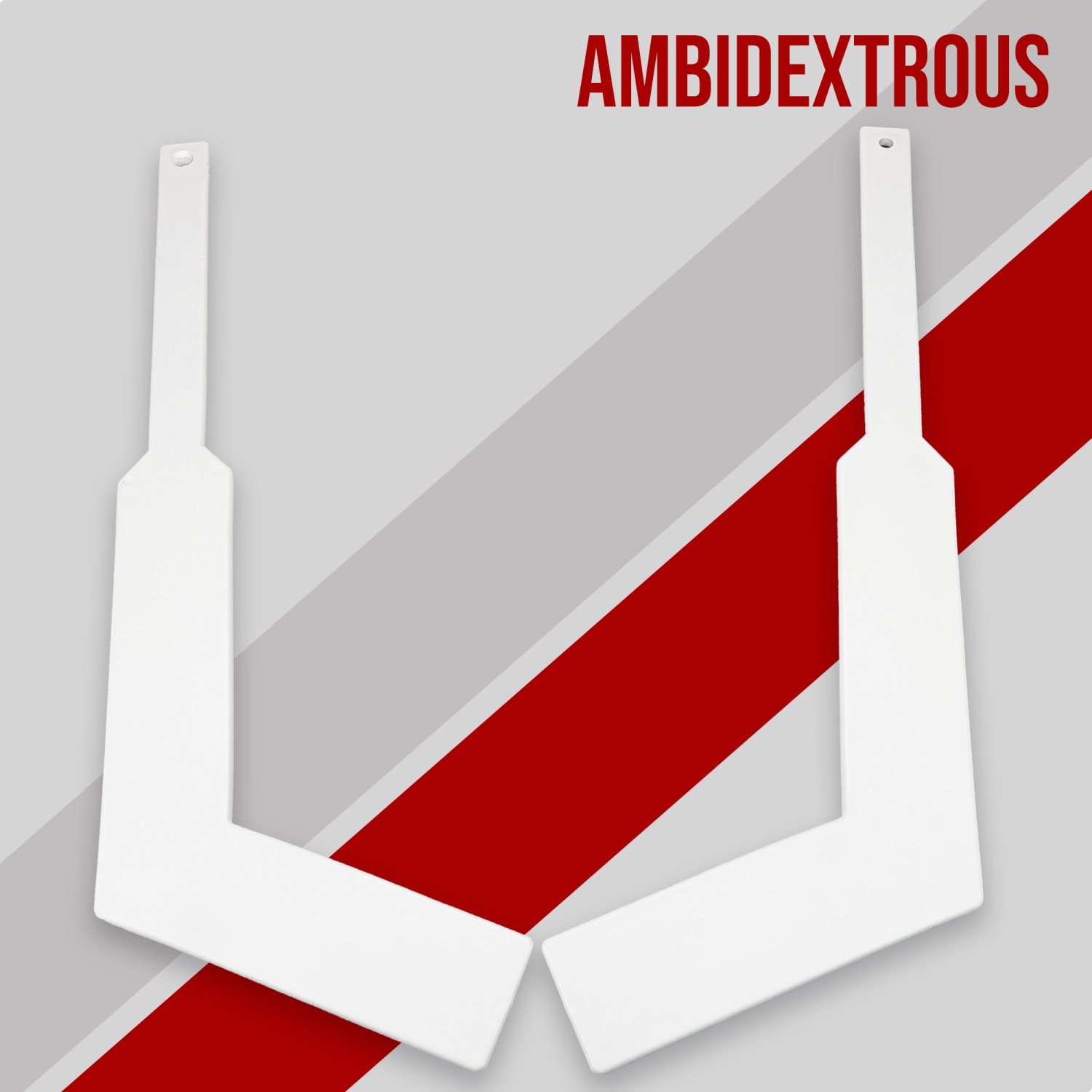 PRISP Mini Hockey Goalie Stick - 20 Inch Plastic Knee Hockey Stick for Goaltender; Sports Gift for Indoors, Basement, Garage