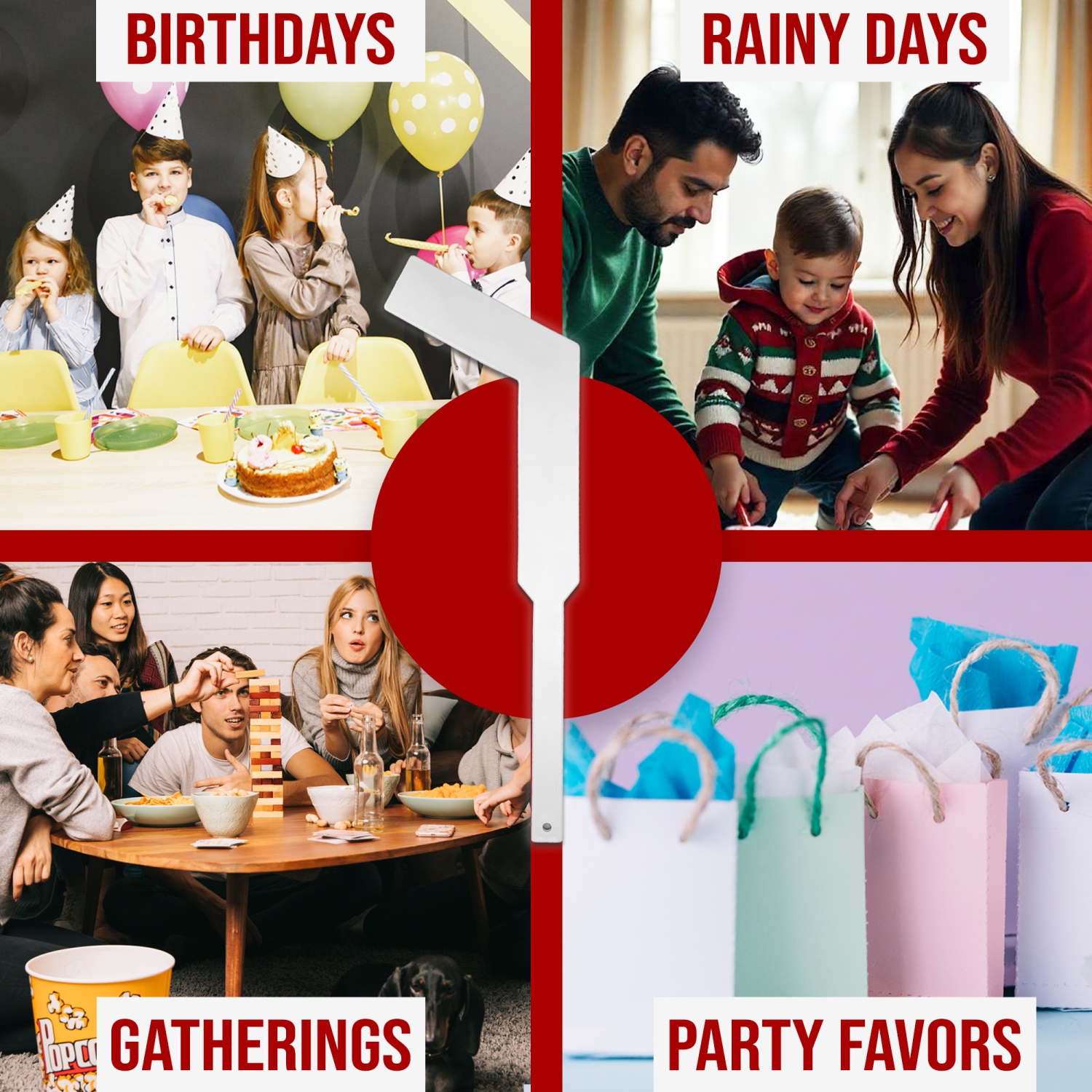 PRISP Mini Hockey Goalie Stick - 20 Inch Plastic Knee Hockey Stick for Goaltender; Sports Gift for Indoors, Basement, Garage