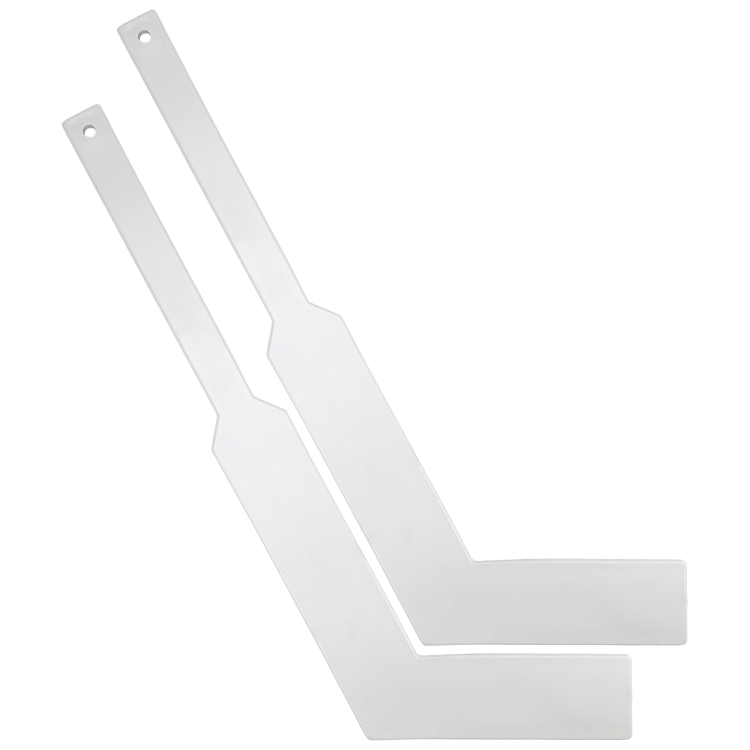 PRISP Mini Hockey Goalie Stick - 20 Inch Plastic Knee Hockey Stick for Goaltender; Sports Gift for Indoors, Basement, Garage