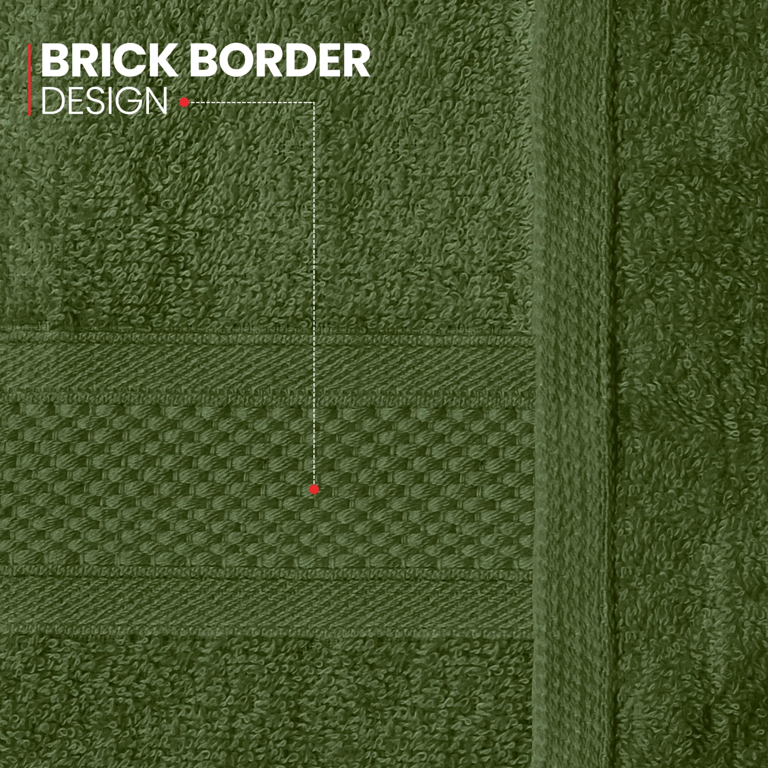 Canadian Linen Washcloths, 12 Pack 12”x12”, Lightweight Quick Dry Cotton Soft Absorbent Wash Cloth for Home, Hair Spa, Kitchen, Motel, Gym, Olive