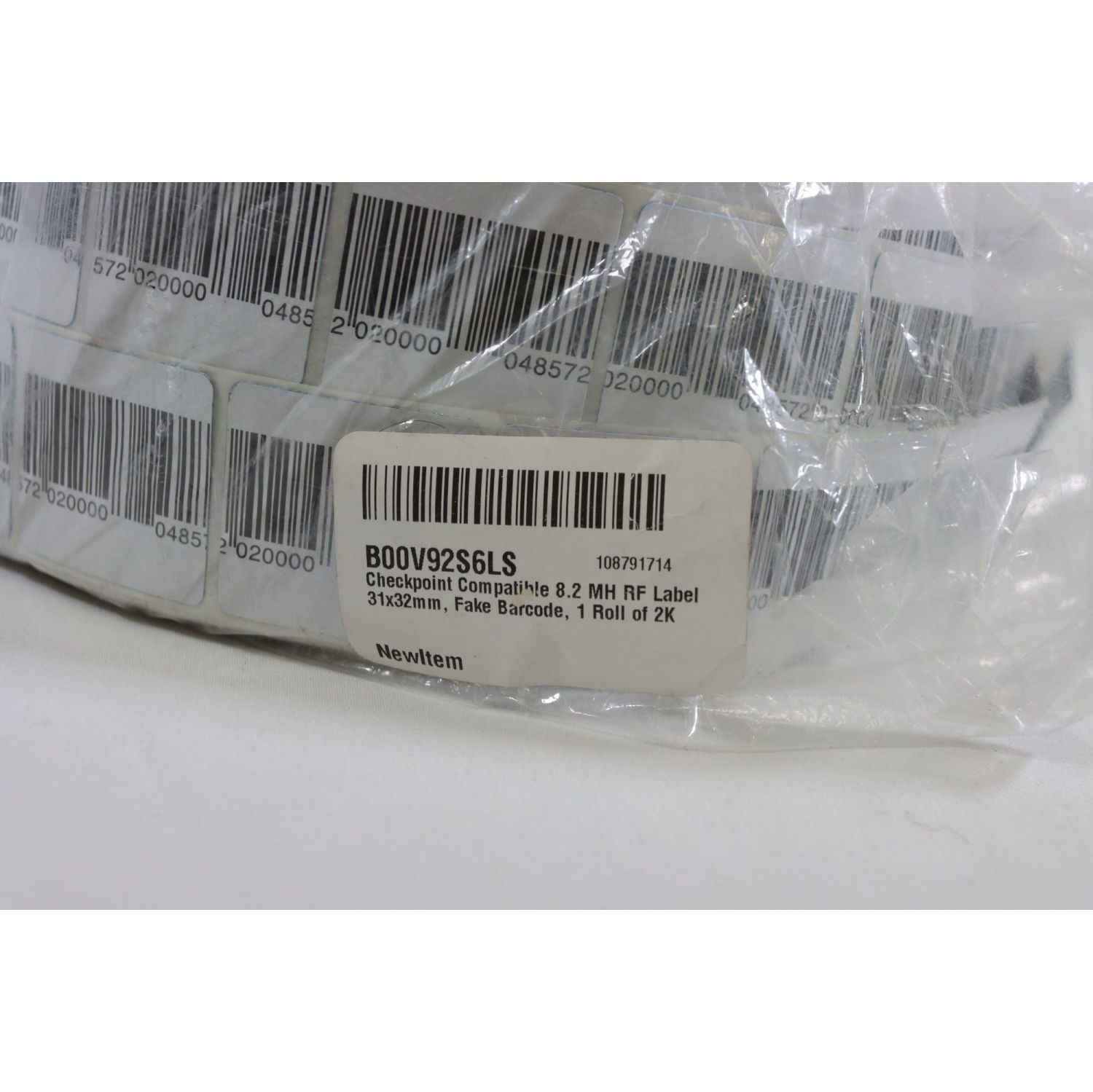 Étiquettes de sécurité pour RF – 22&nbsp;mm de 31, rouleau de 2000 unités