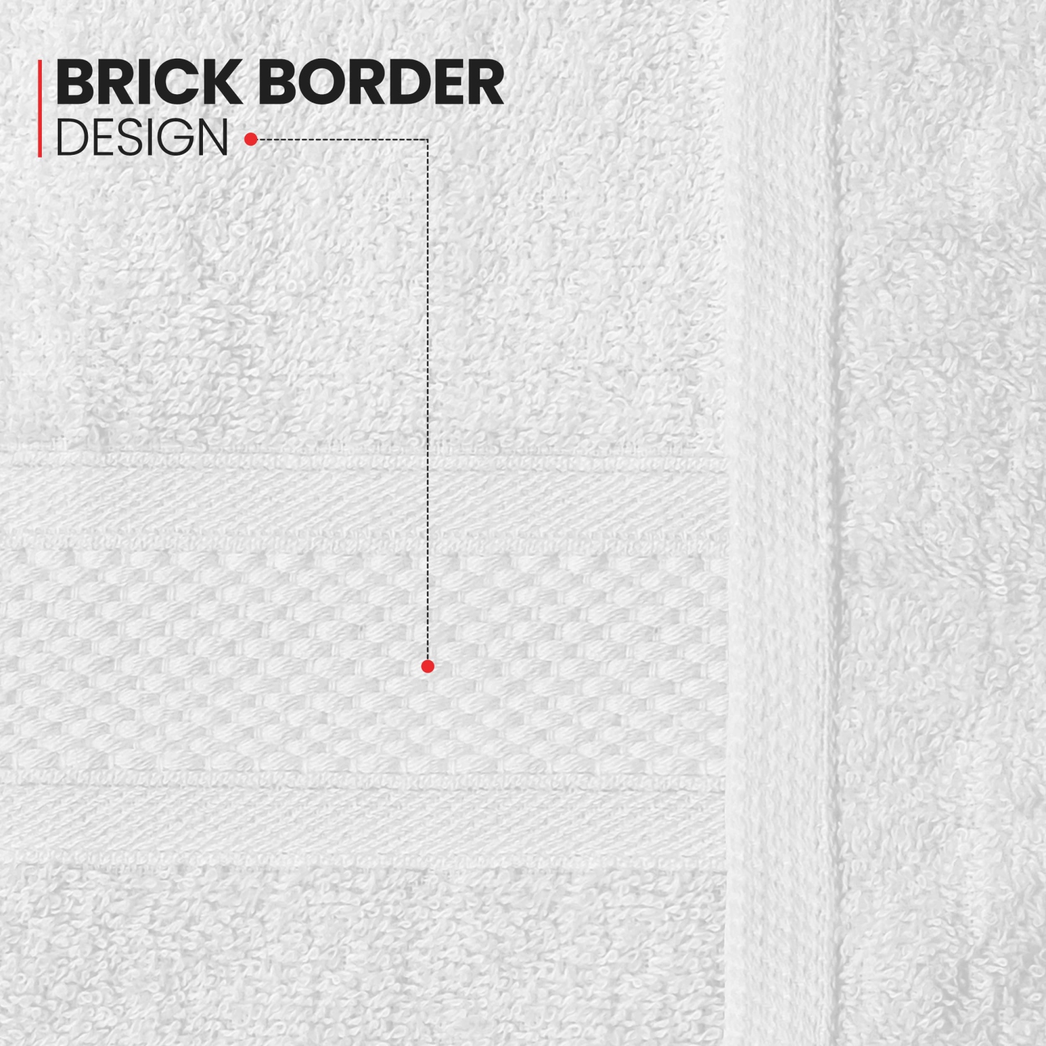 Canadian Linen Imperial Hand Towels, 6 Pack, 16”x27”, Soft Absorbent Cotton Lightweight Quick Dry Towel for Home, Massage Salon Spa, Gym, Sport, White