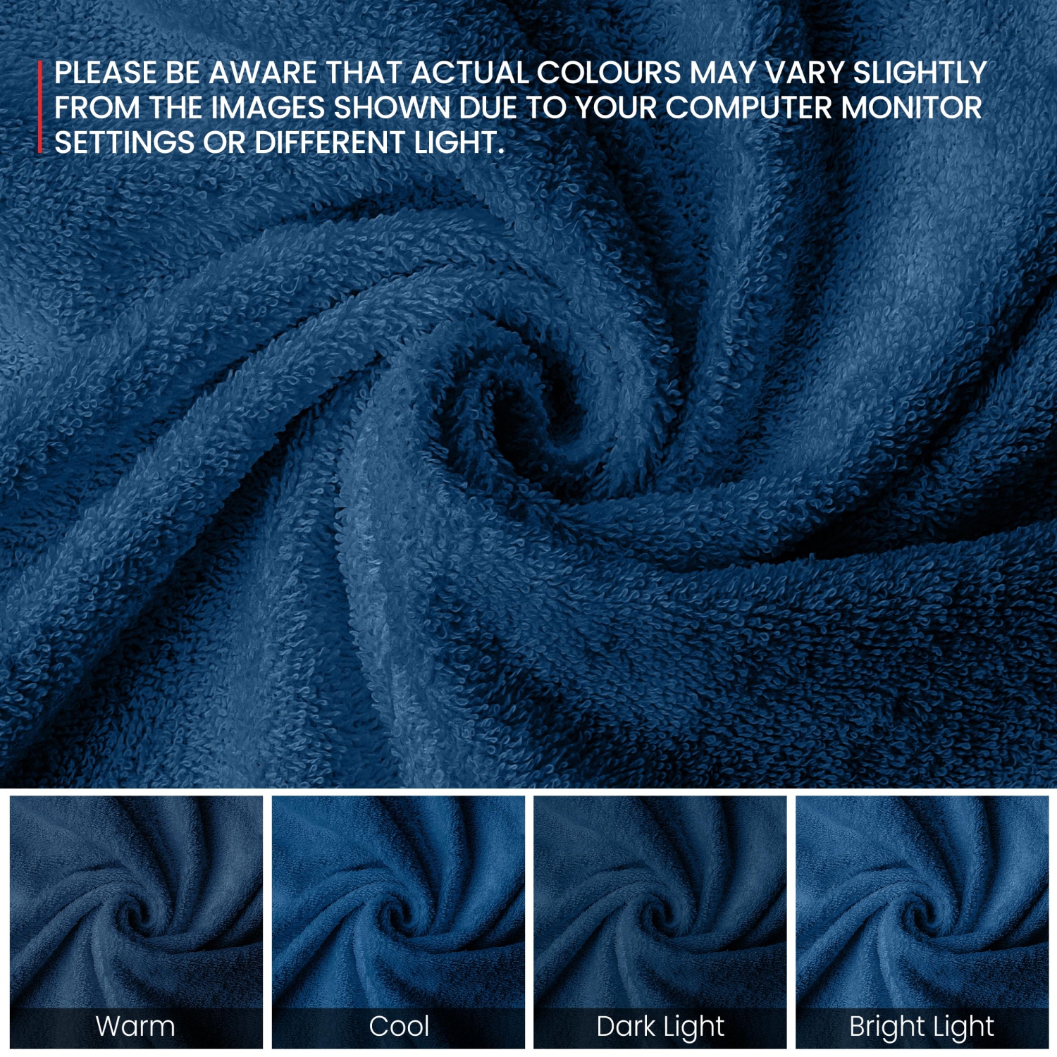 Canadian Linen Imperial – Ensemble de serviettes de bain moyennes, 24 x 48&nbsp;po, coton doux absorbant, séchage rapide, paq. 6 serviettes pour