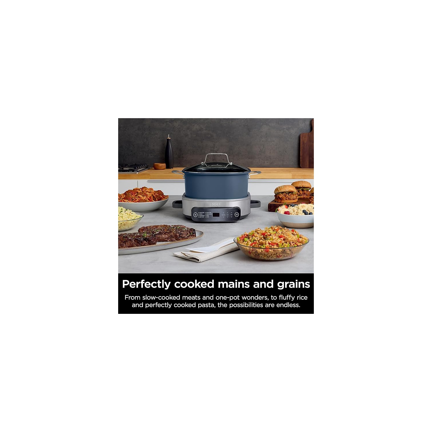 Boîte ouverte - Cuiseur Foodi Everyday PossibleCooker Pro de Ninja - Bleu minuit
