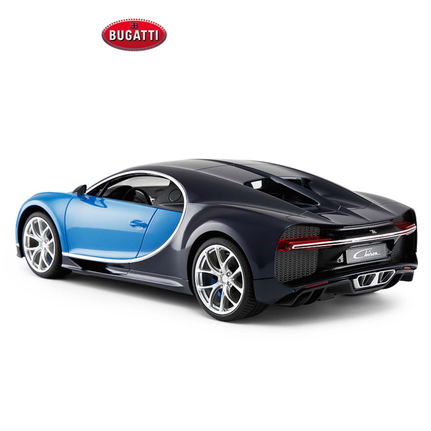 Rastar 1:14 Scale RC Car - Bugatti Chiron Blue, Remote Control Toy Car, Car Collection for Kids and Adults