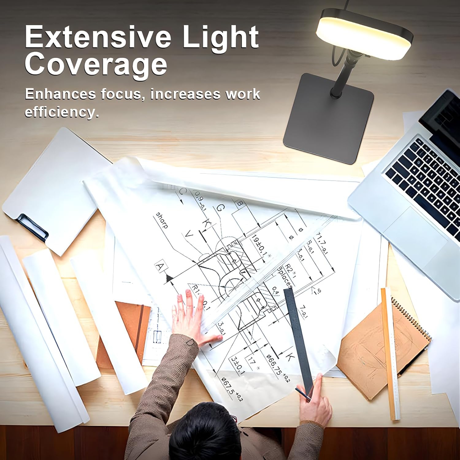 Mojimdo Video Conference Lighting – 180 LED Adjustable Light with 3 Color Temperatures, 5 Brightness Levels, Timer & Phone Holder for Online