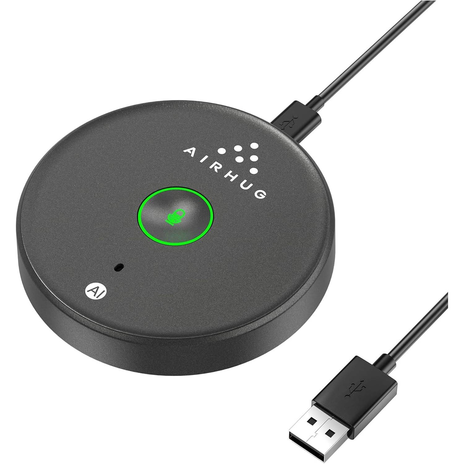 USB Microphone,Desktop Computer Mic, Mute Button with LED Indicator,AI Noise Reduction,Plug & Play Omnidirectional Condenser PC Laptop Mics,for