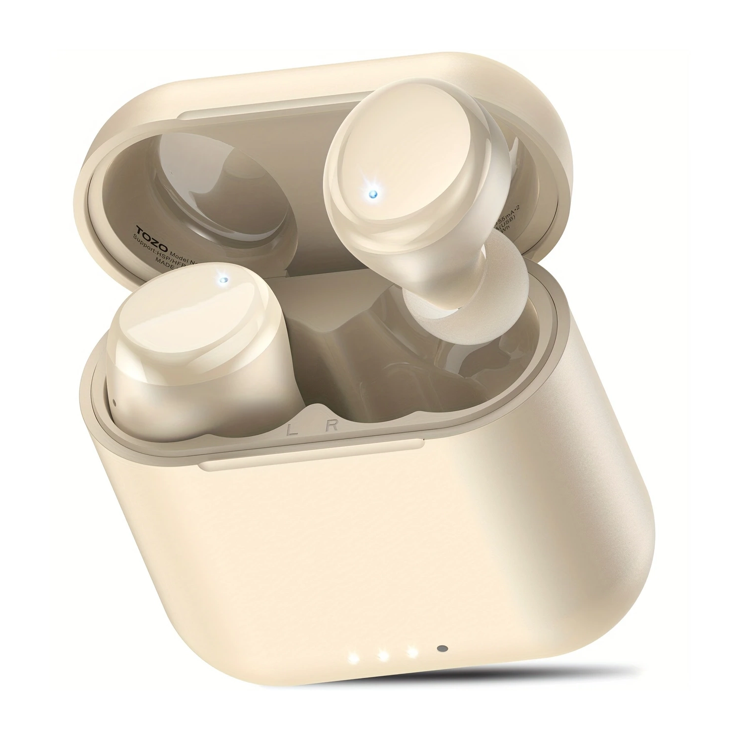 Ergonomic Wireless Headphones with 50H Playback & AI Features, 5000mAh Slim Magnetic Power Bank