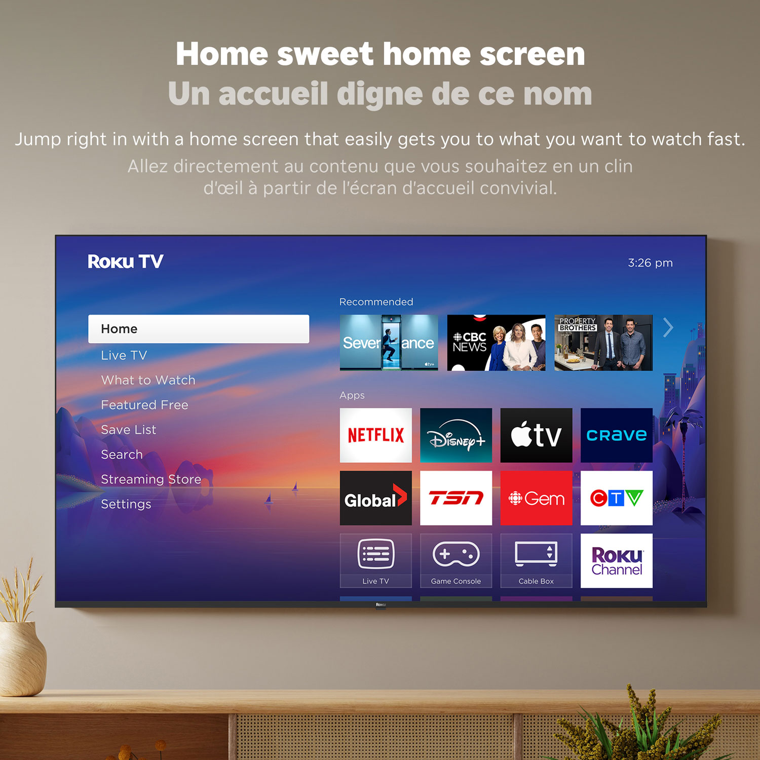 Téléviseur intelligent Roku QLED HDR UHD 4K de 65 po Select Series de Roku - 2025 - Exclusivité Best Buy