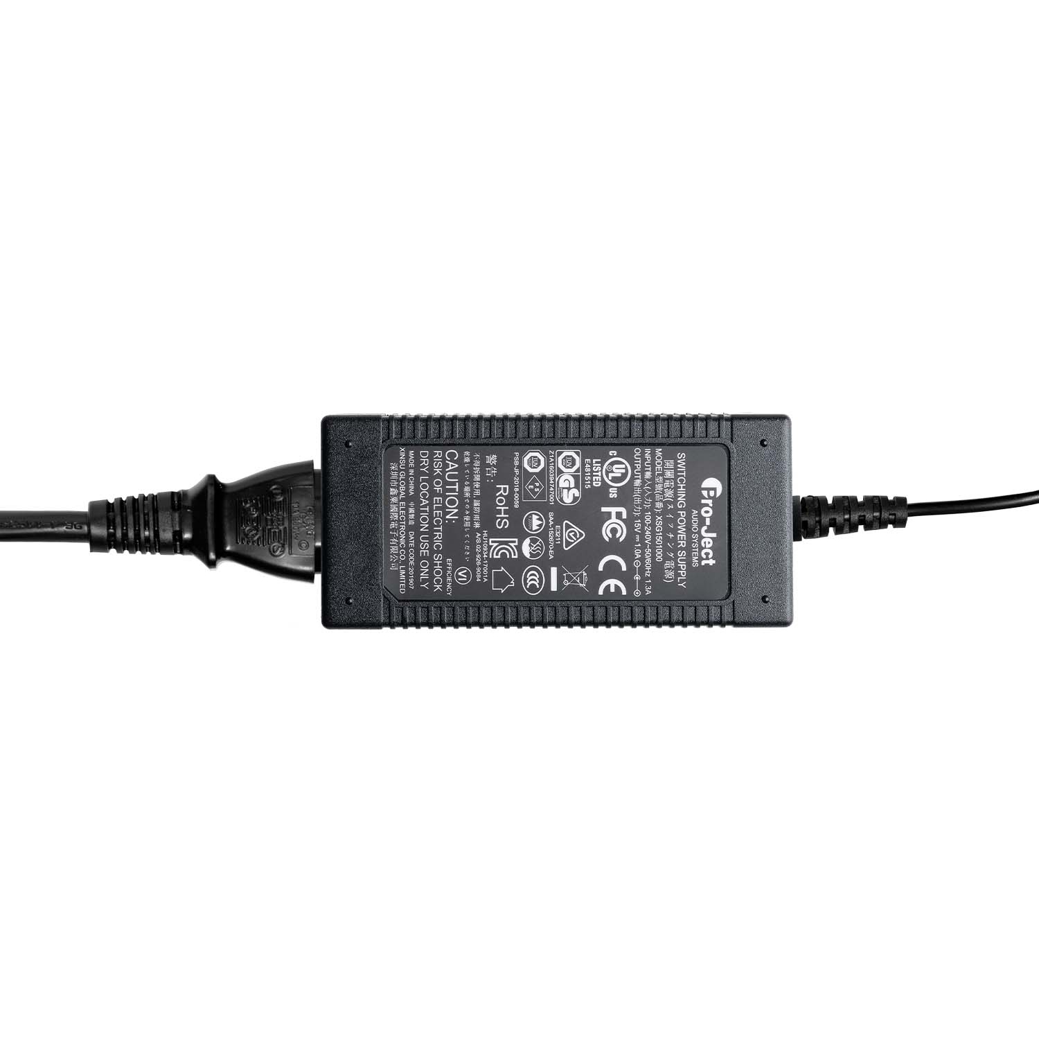 Technologie High Power It de Pro-Ject – Bloc d'alimentation mis à la terre haute performance pour tourne-disques c.c. de Pro-Ject