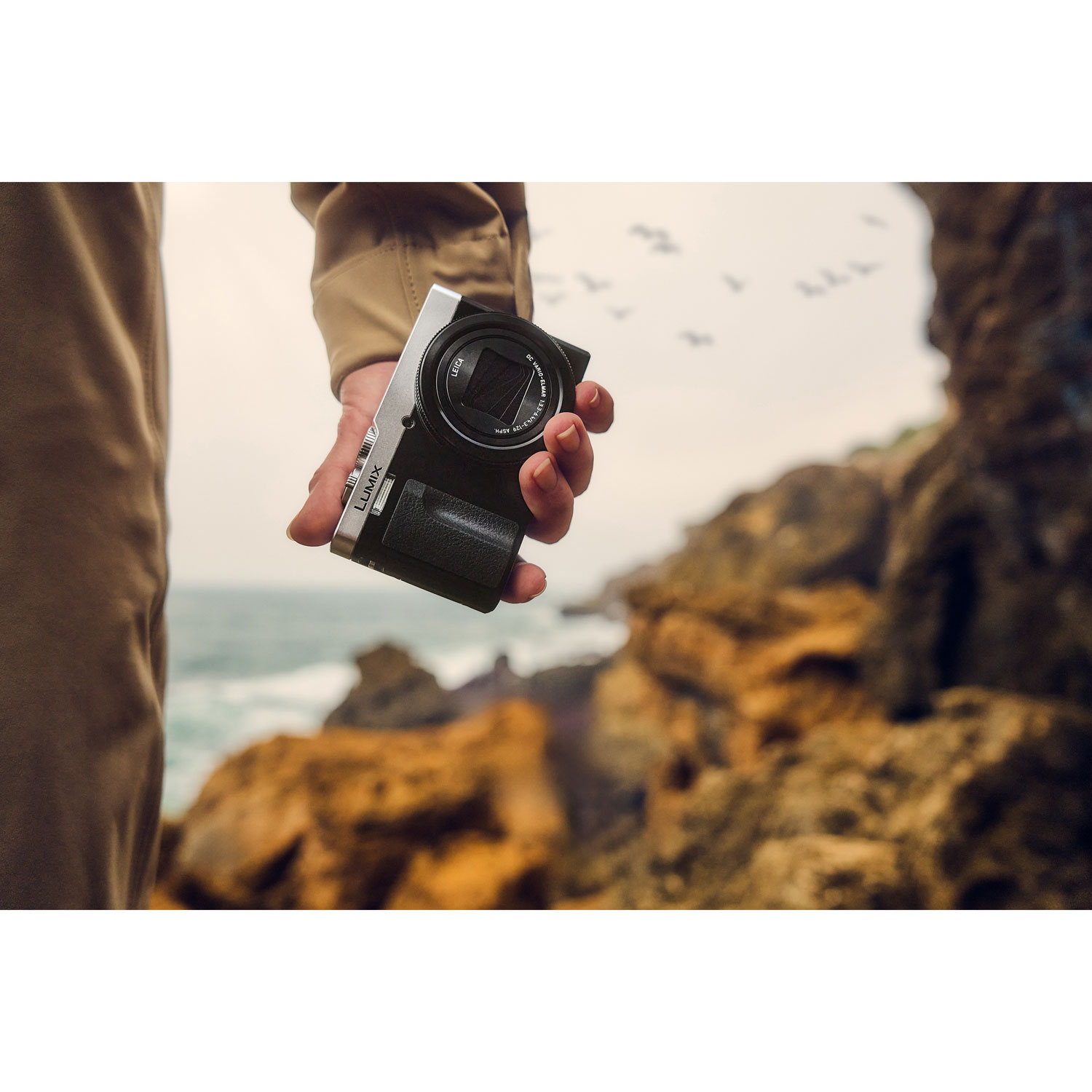 Panasonic LUMIX ZS99S Wi-Fi 20.3 MP 30x Optical Zoom 4K Video Digital Camera - Silver