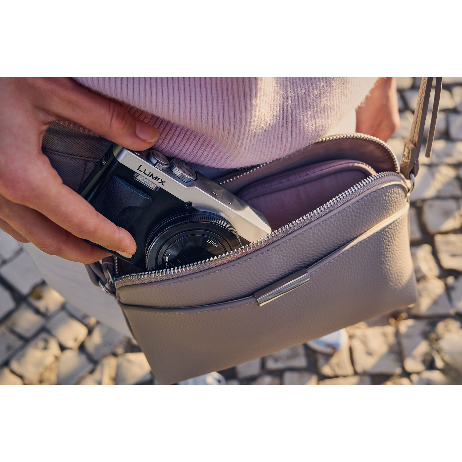 Panasonic LUMIX ZS99S Wi-Fi 20.3 MP 30x Optical Zoom 4K Video Digital Camera - Silver