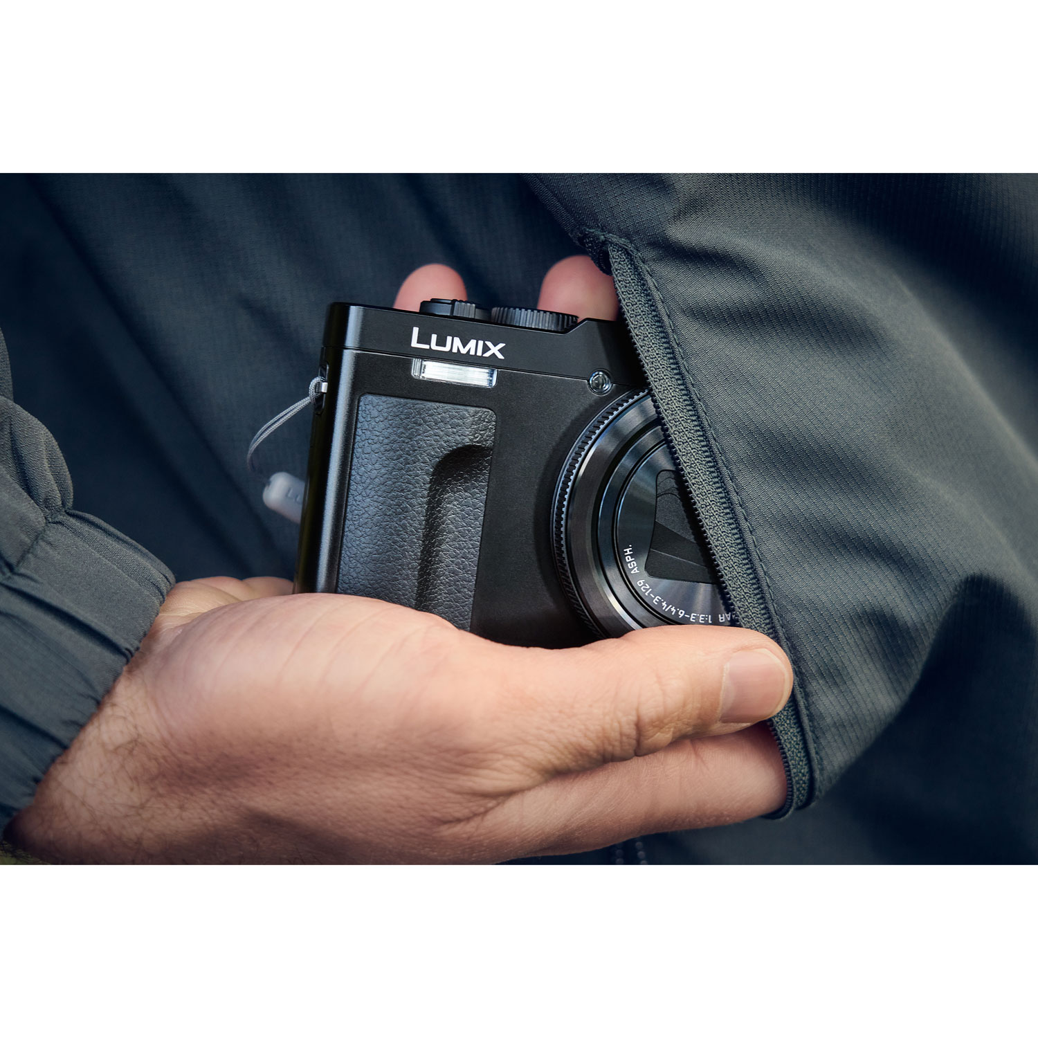 Panasonic LUMIX ZS99S Wi-Fi 20.3 MP 30x Optical Zoom 4K Video Digital Camera - Black