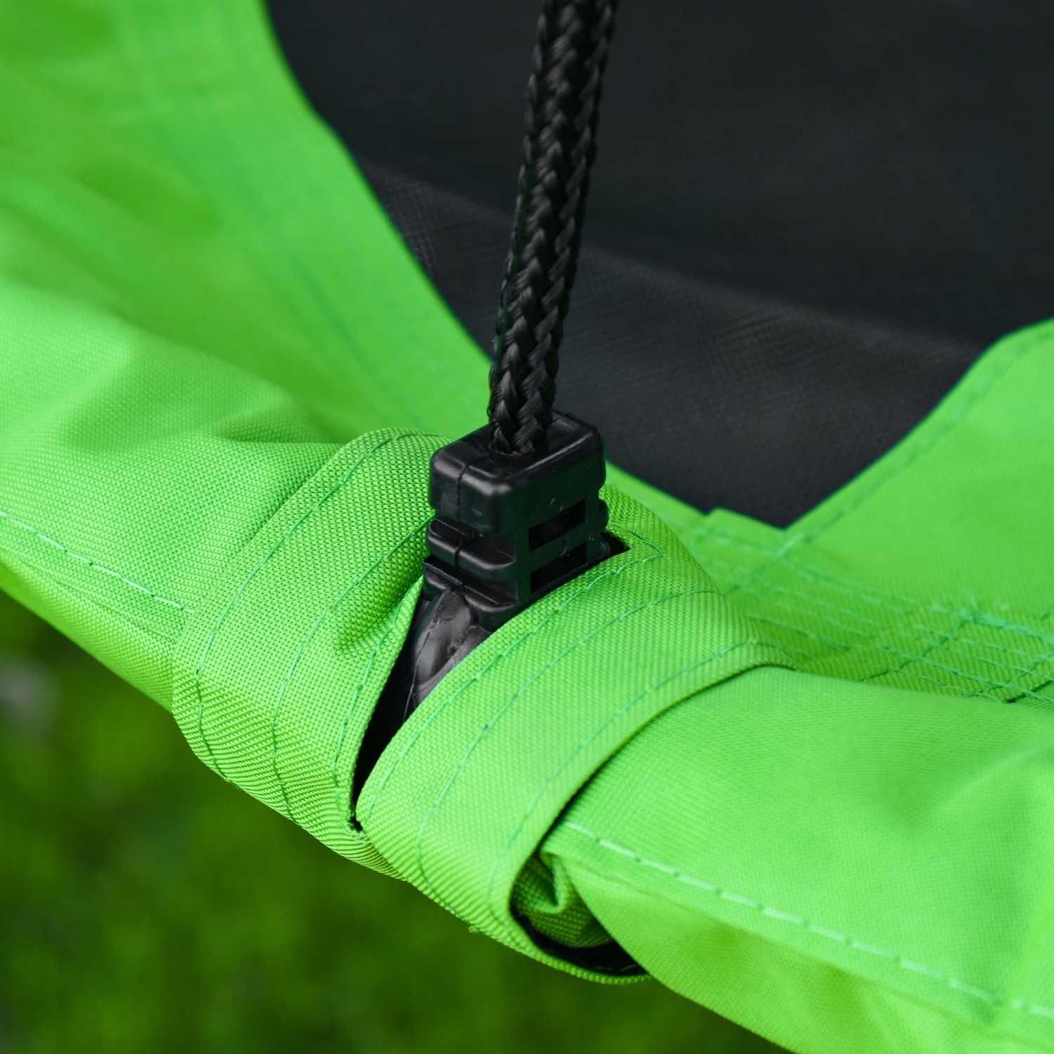 Outsunny 43.25" Saucer Swing Giant Hanging Tree Swing, Nest Web Rope Seat, Adjustable Hanging Ropes for Indoor Outdoor Children 3-12 Years Old, Green