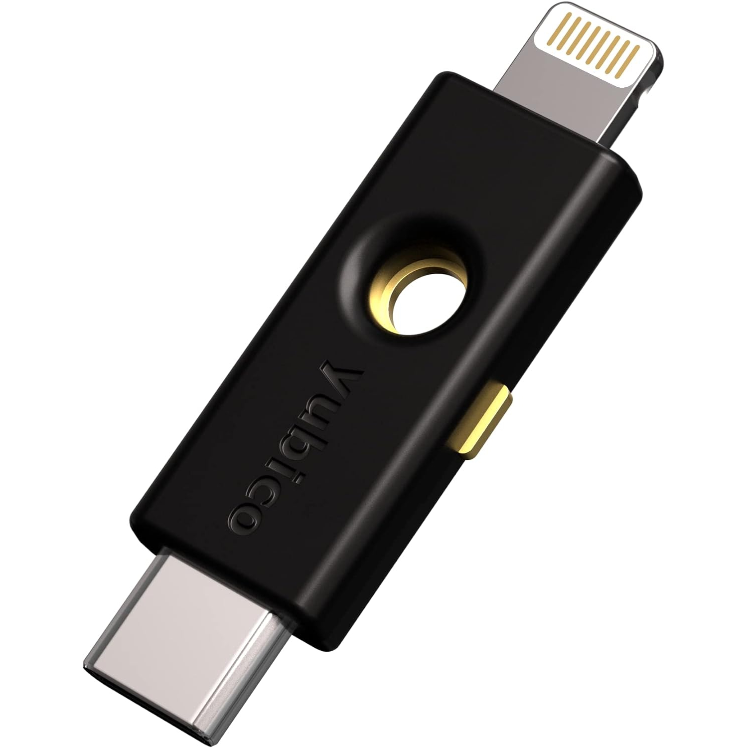 Yubico - YubiKey 5Ci - Clé de sécurité d'authentification multifacteur pour Android/PC/iPhone, connecteurs doubles pour Lightning/USB-C.