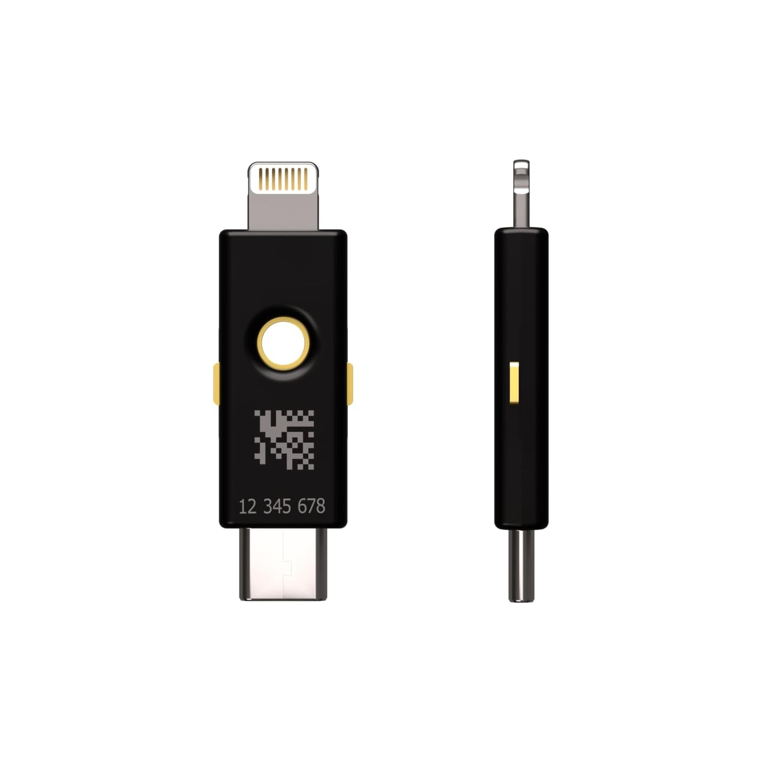 Yubico - YubiKey 5Ci - Clé de sécurité d'authentification multifacteur pour Android/PC/iPhone, connecteurs doubles pour Lightning/USB-C.