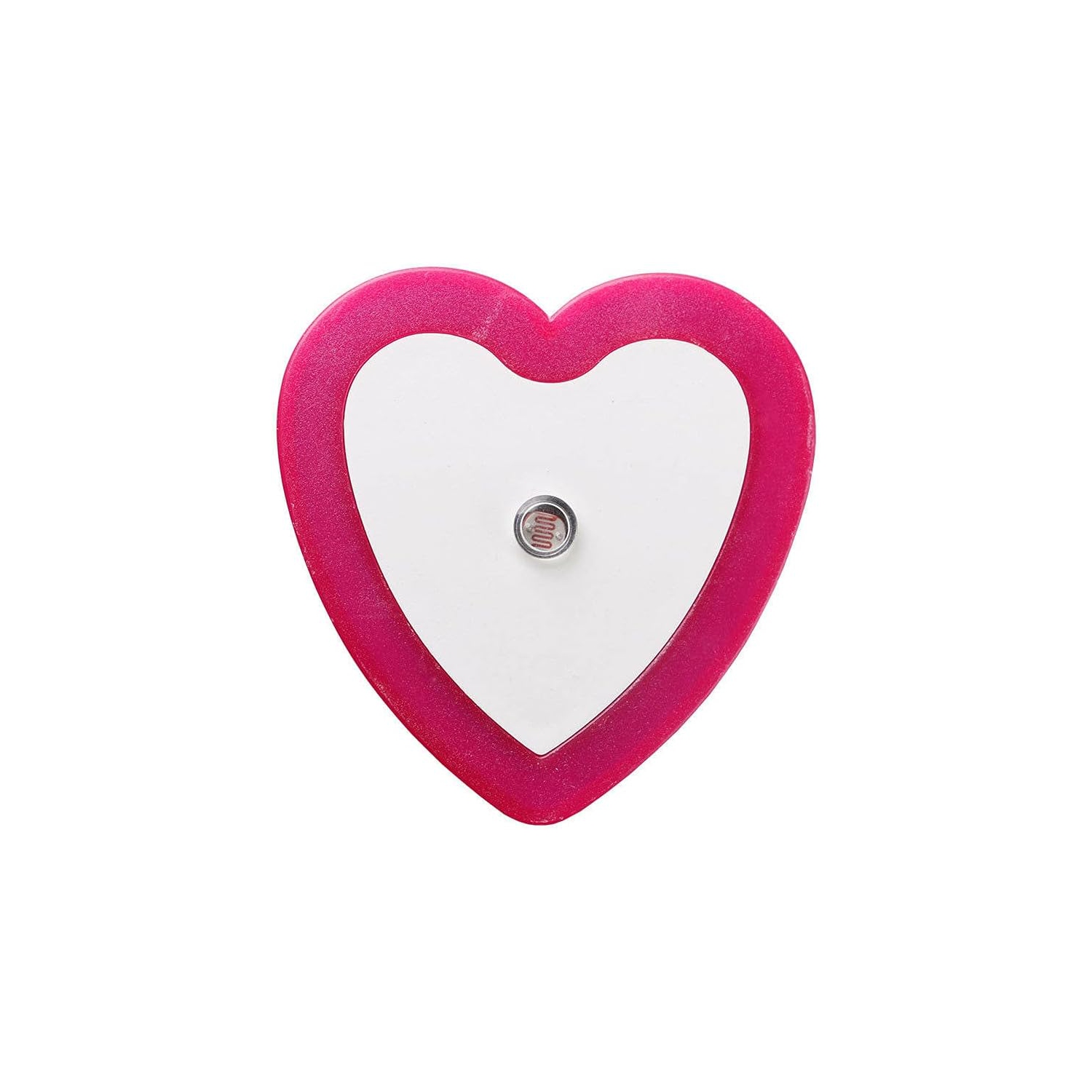 8 pcs 0.5W Plug-in Auto Sensor Control LED Night Light Lamp Bedroom Hallway Heart Shaped