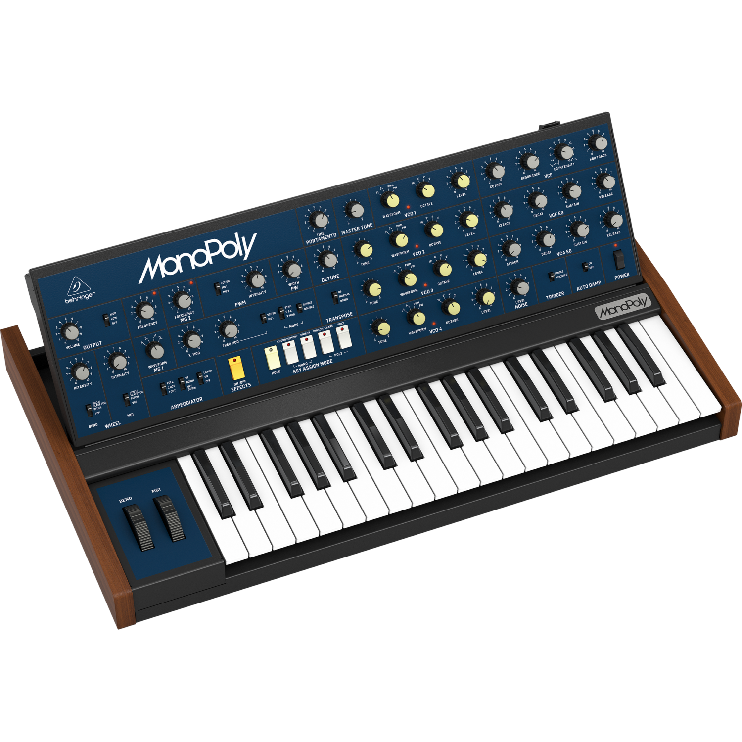 Synthétiseur analogique polyphonique à 4 voix Monopoly de Behringer