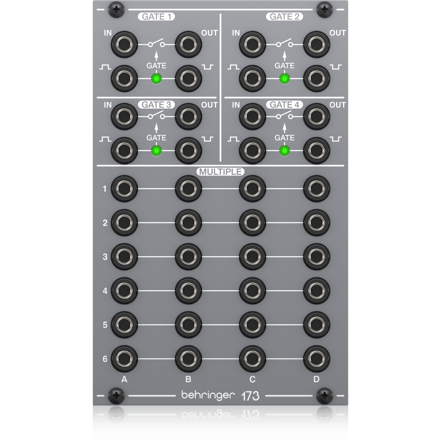 Behringer 173 Quad Gate/Multiples Module for Eurorack