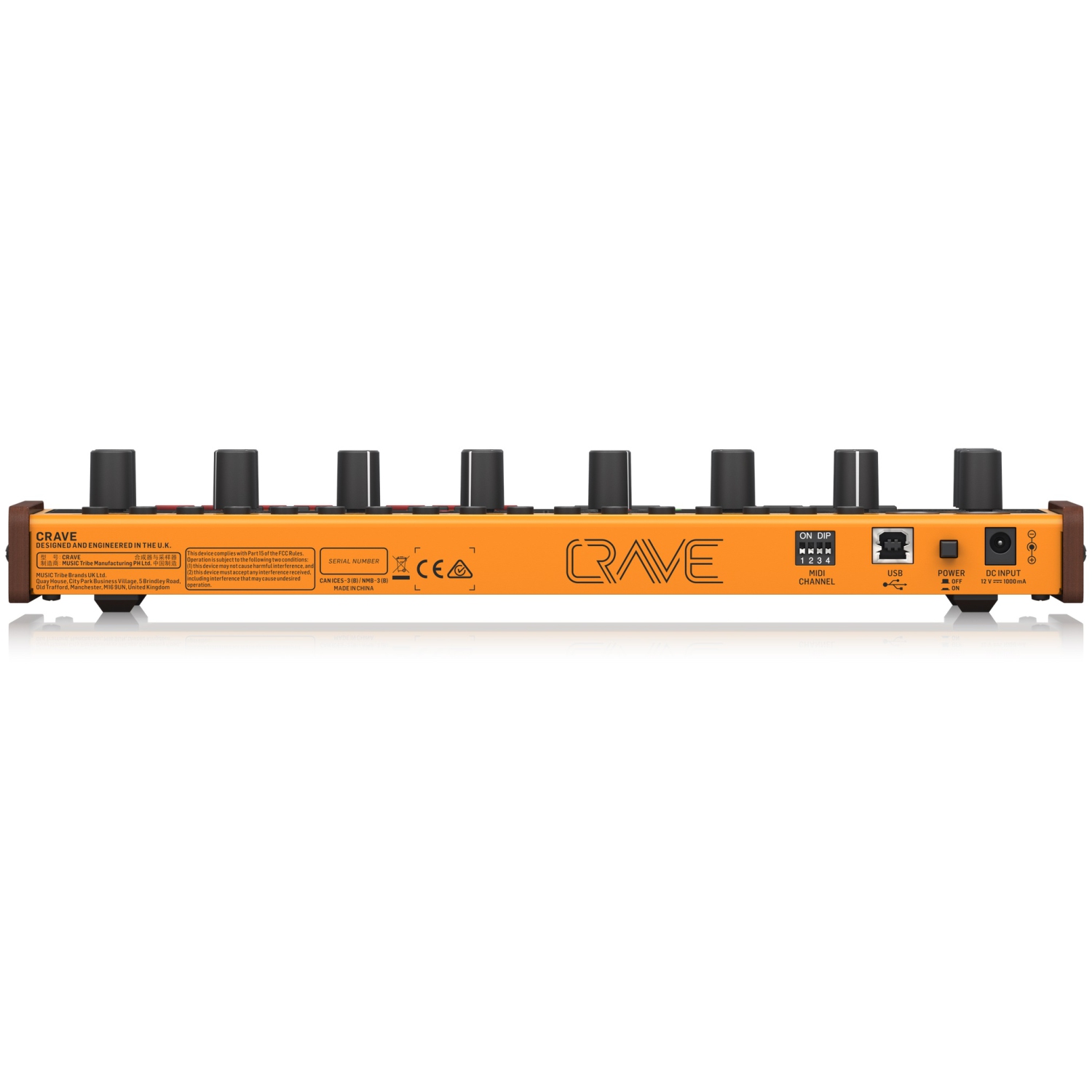 Synthétiseur analogique semi-modulaire CRAVE de Behringer