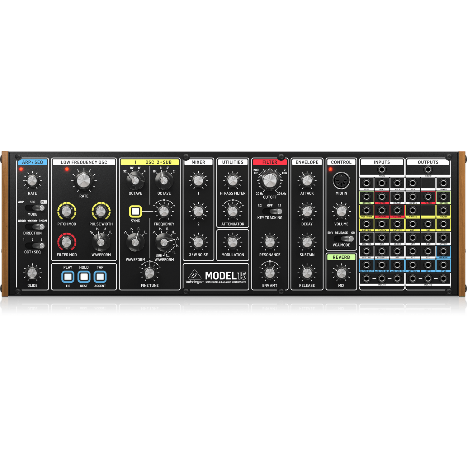 Synthétiseur analogique semi-modulaire Model 15 de Behringer