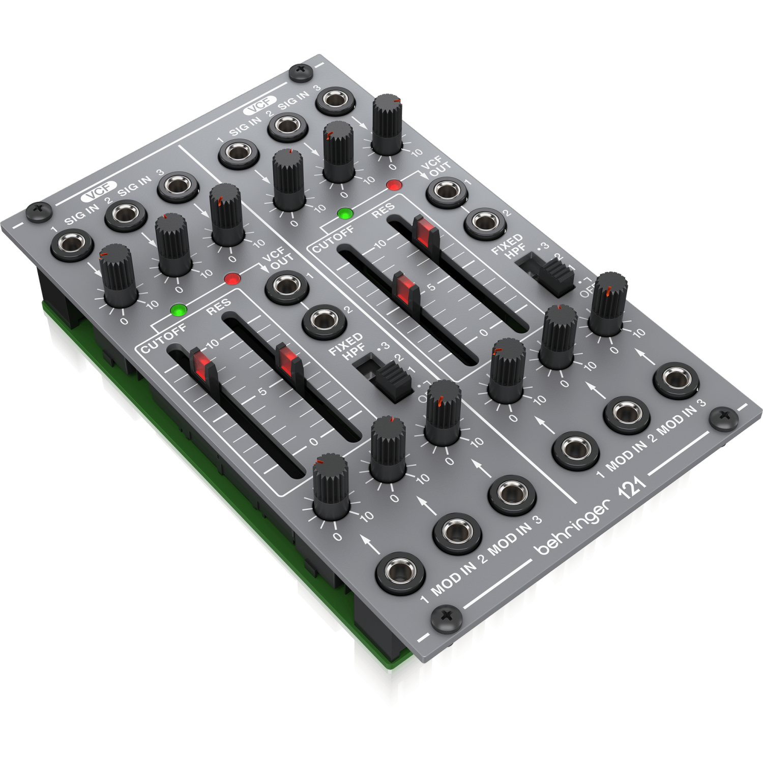 Module VCF analogique double légendaire 121 DUAL VCF de Behringer pour Eurorack
