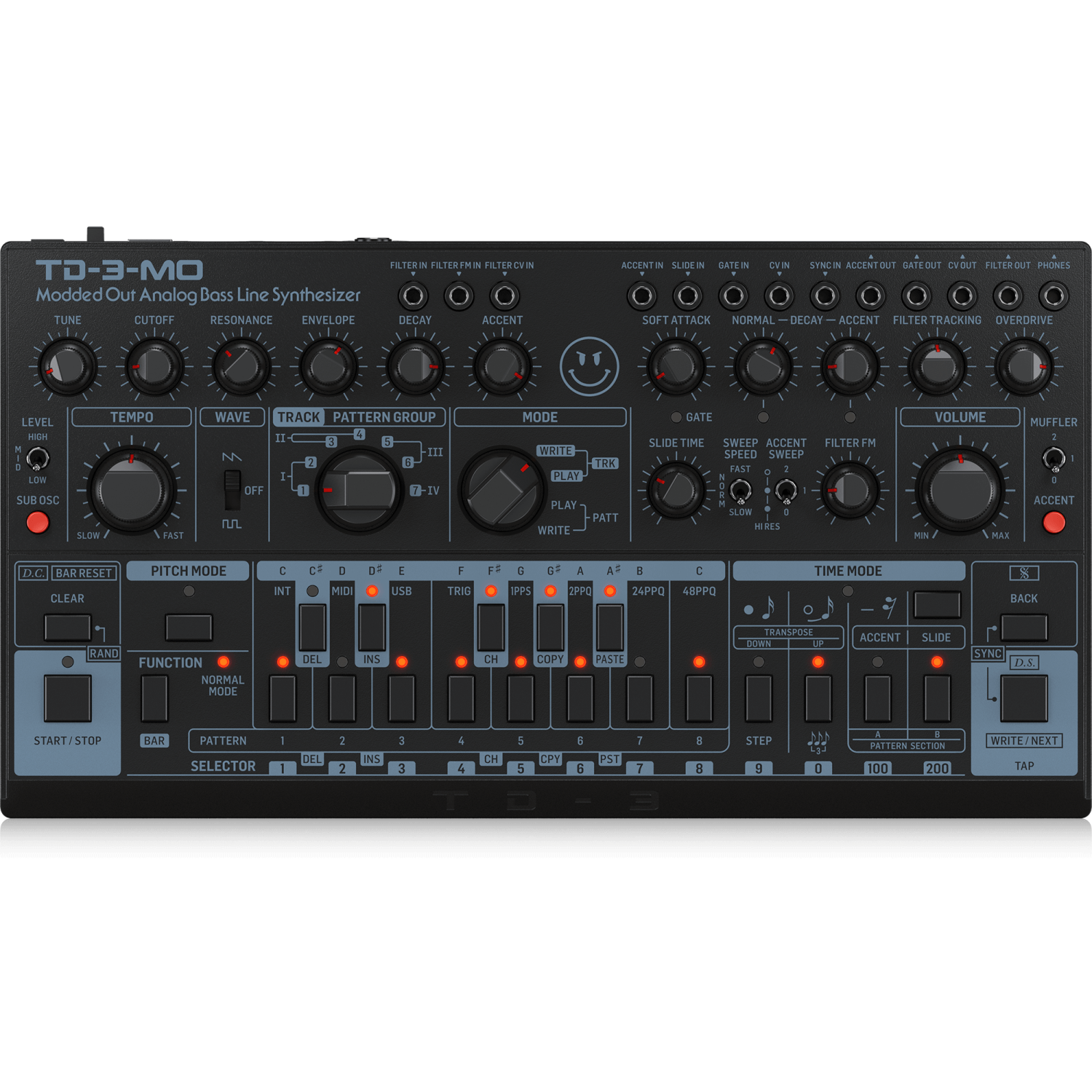 Behringer TD-3-MO-BK ''Modded Out'' Analog Bass Line Synthesizer