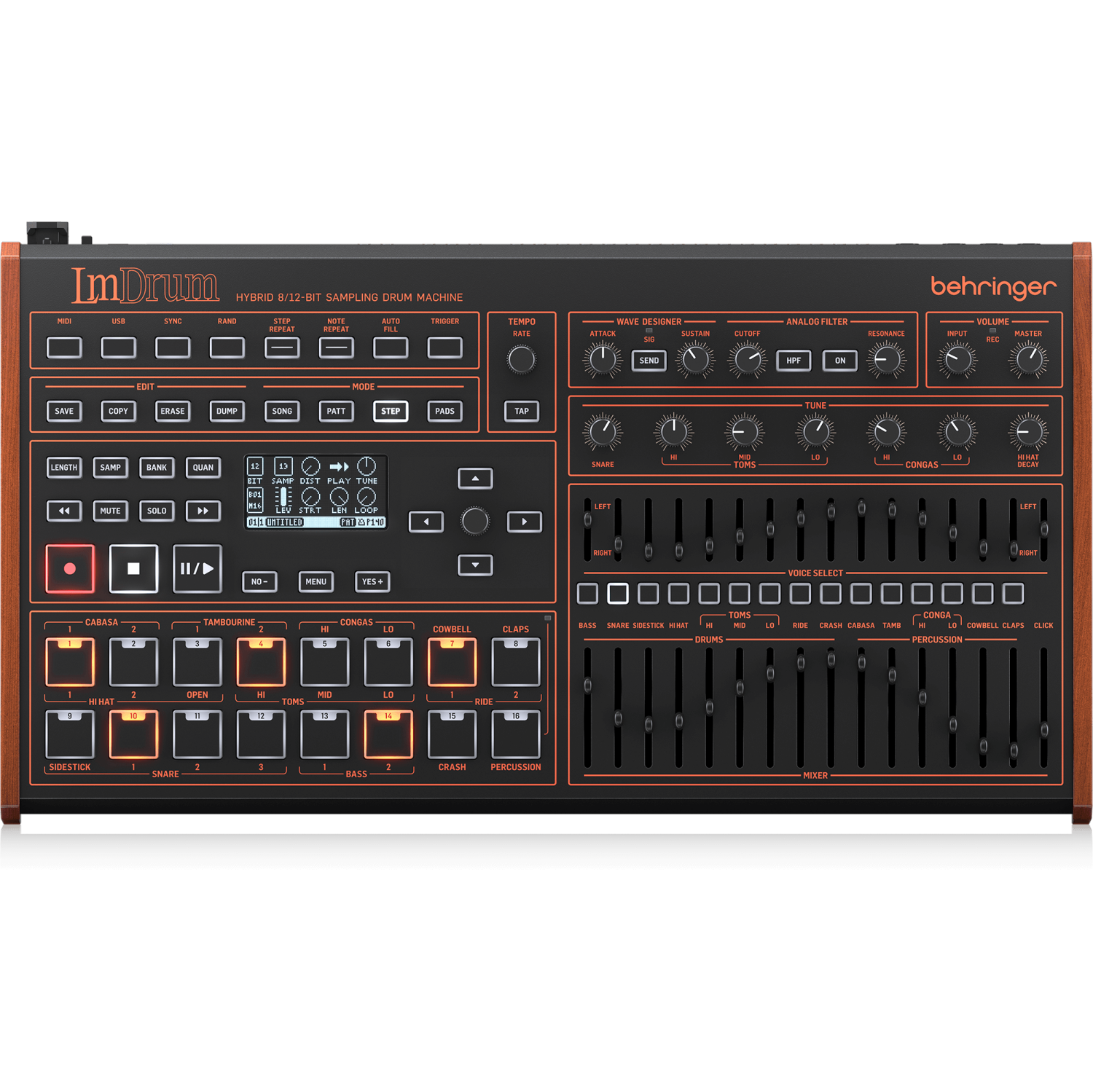 Behringer LM Drum Classic Hybrid Sampling Drum Machine