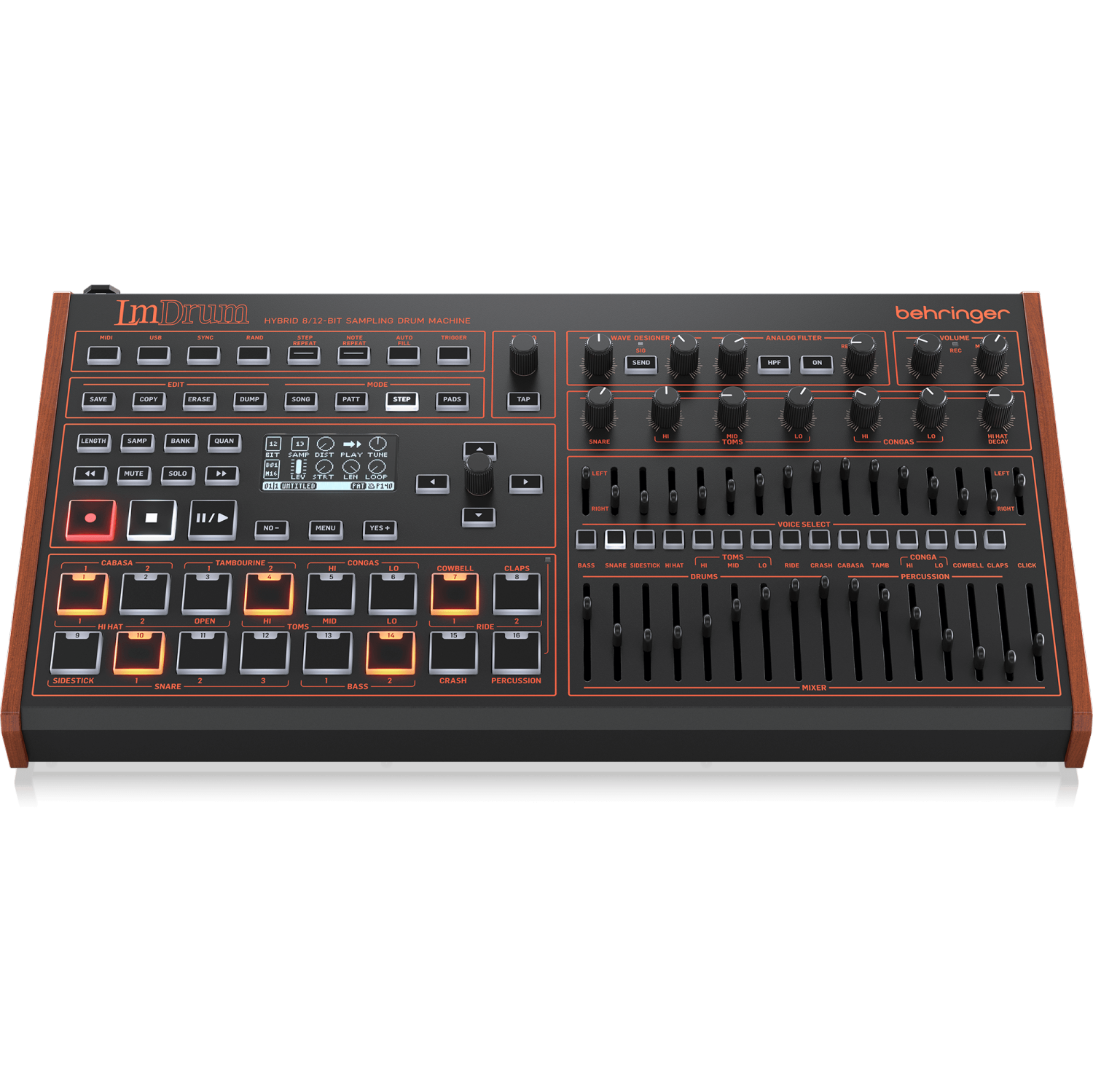 Behringer LM Drum Classic Hybrid Sampling Drum Machine