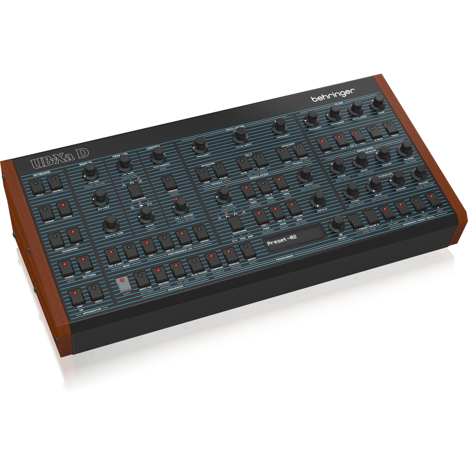 Synthétiseur de bureau polyphonique analogique multitemporel à 16 voix UB-Xa D Classic de Behringer