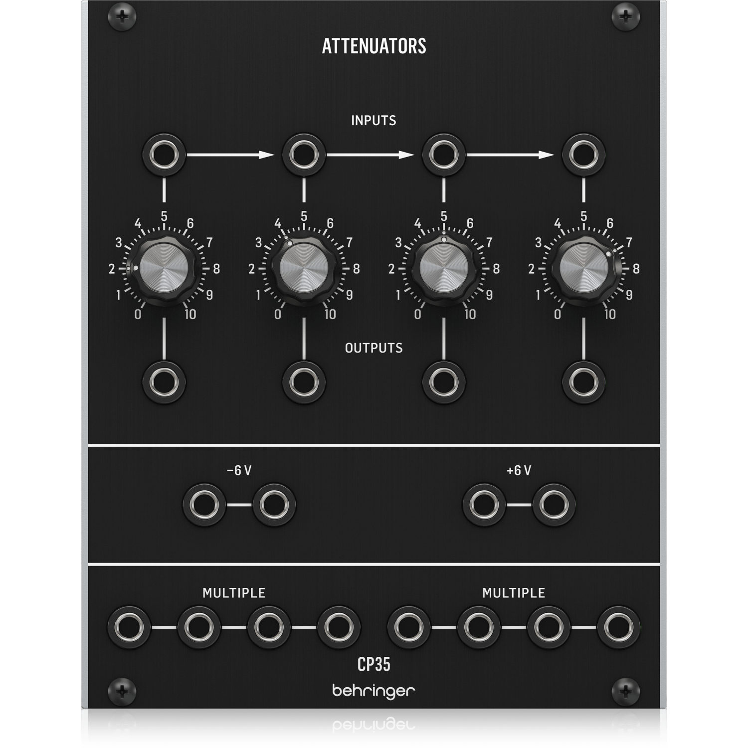 Behringer CP35 ATTENUATORS Legendary Analog Attenuator and Multiples Module for Eurorack