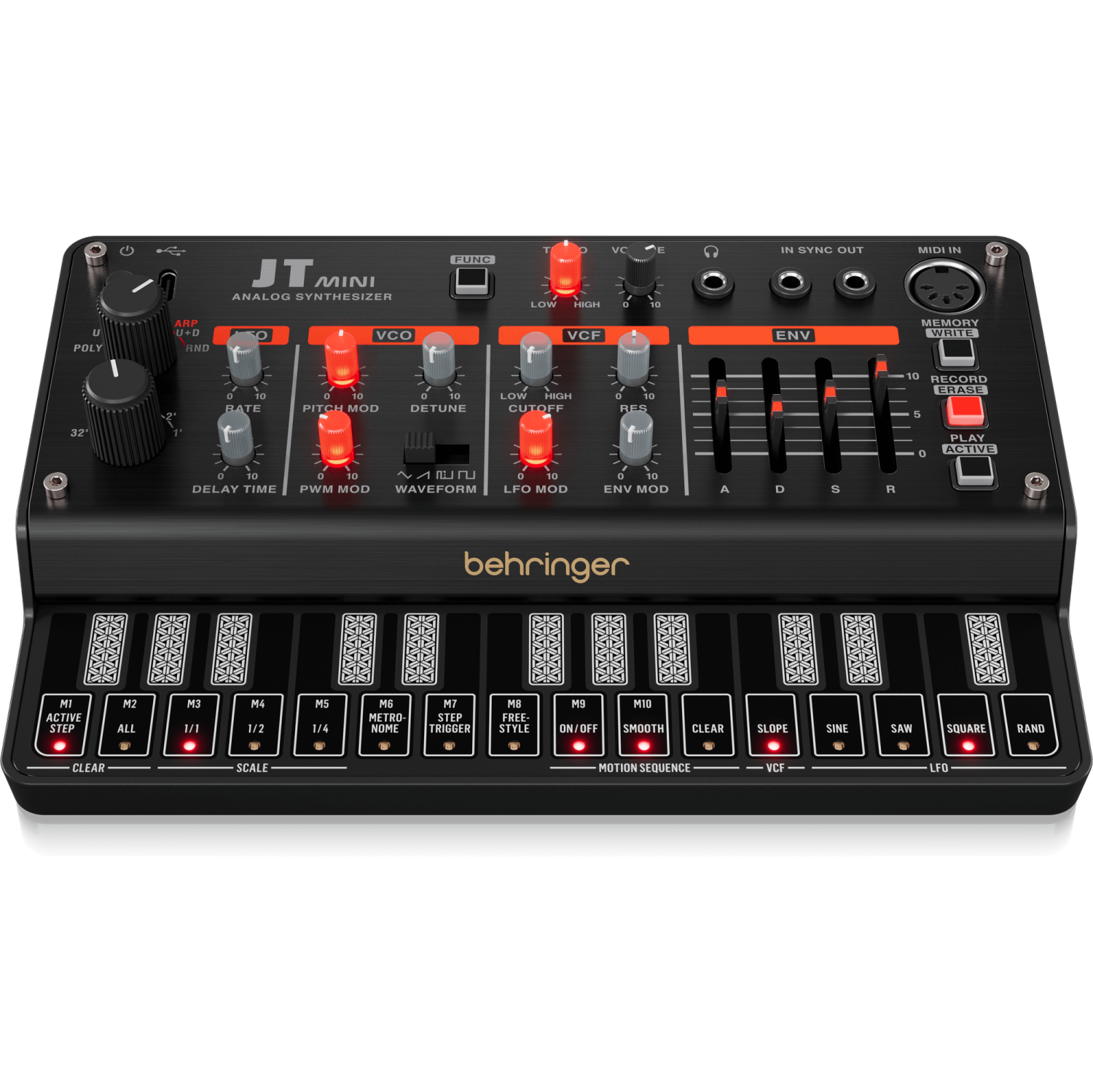 Synthétiseur analogique polyphonique JT MINI de Behringer