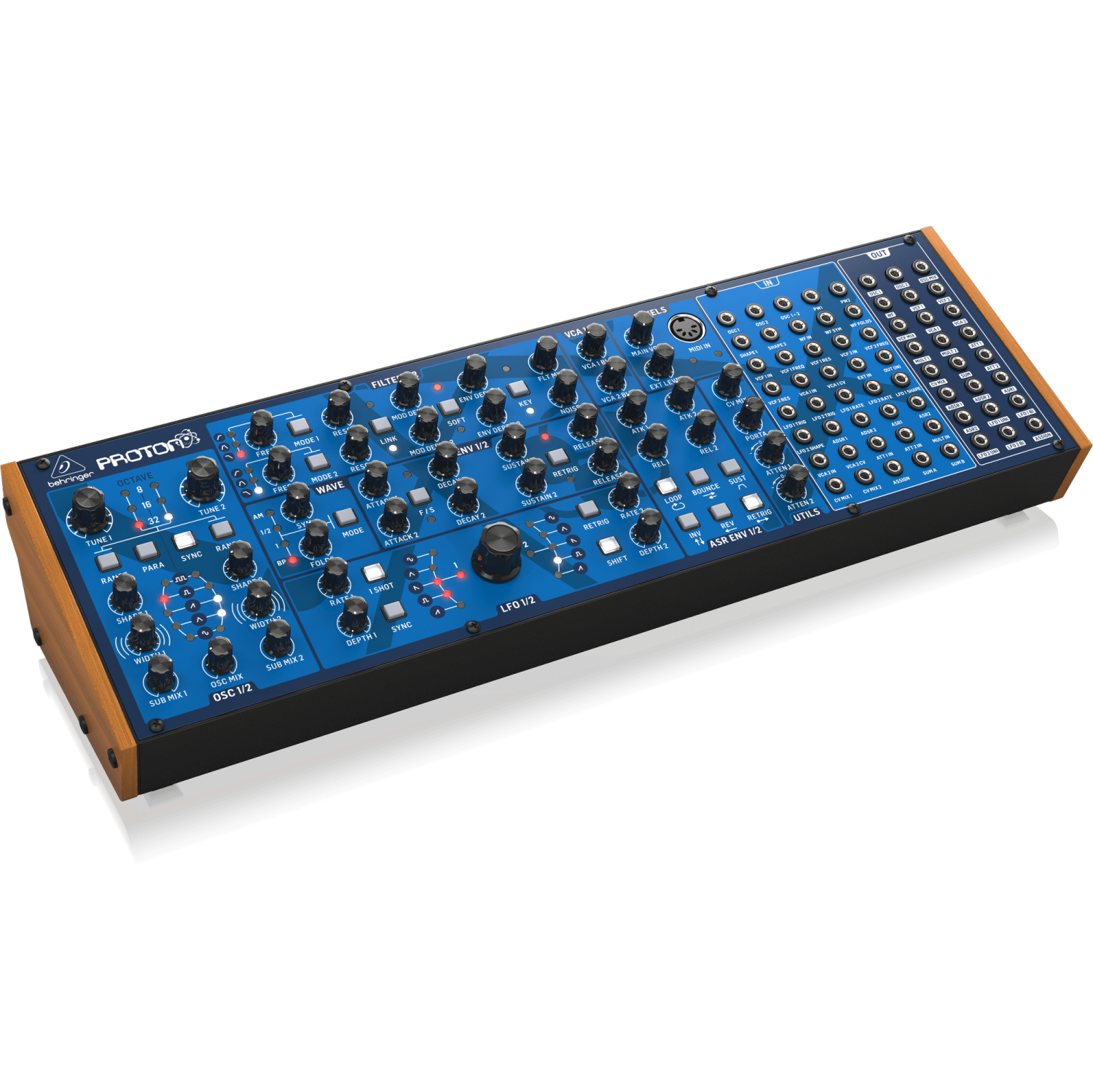 Synthétiseur paraphonique analogique semi-modulaire PROTON de Behringer