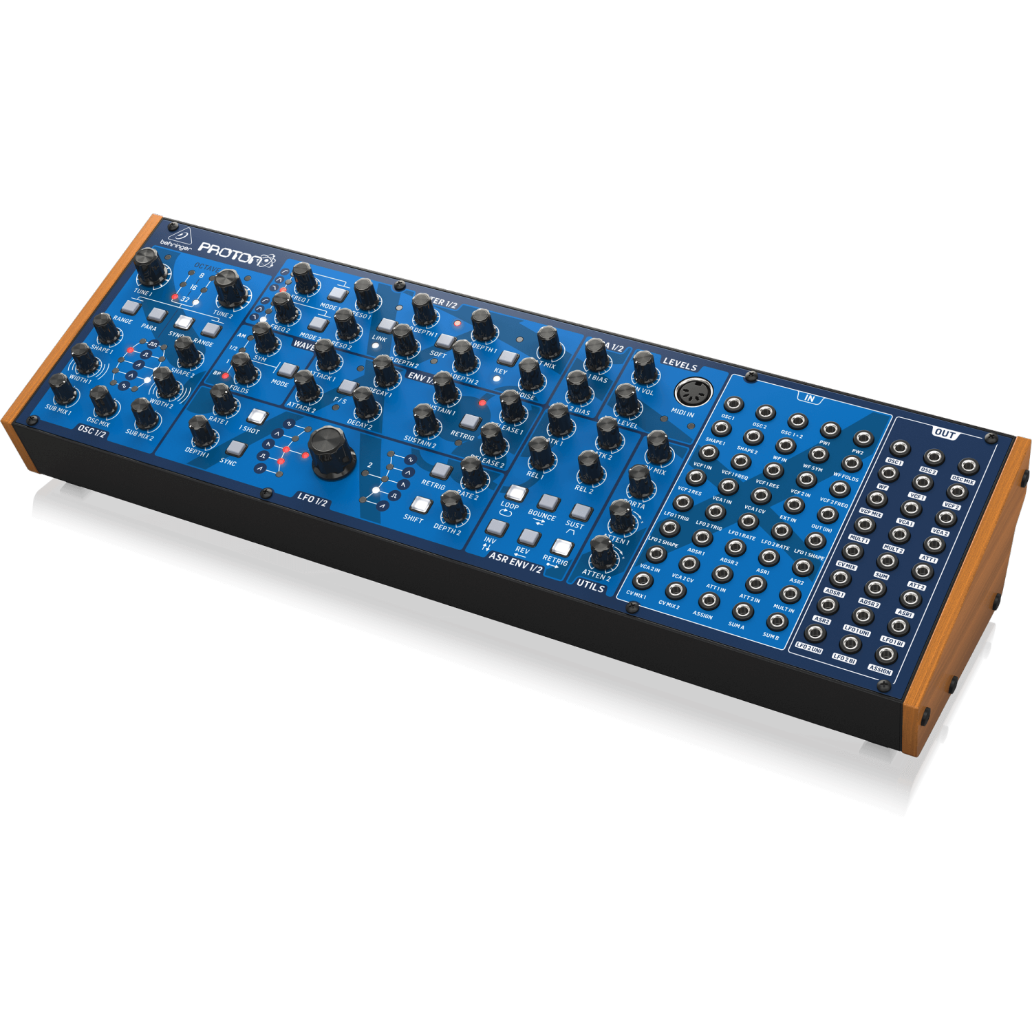 Synthétiseur paraphonique analogique semi-modulaire PROTON de Behringer