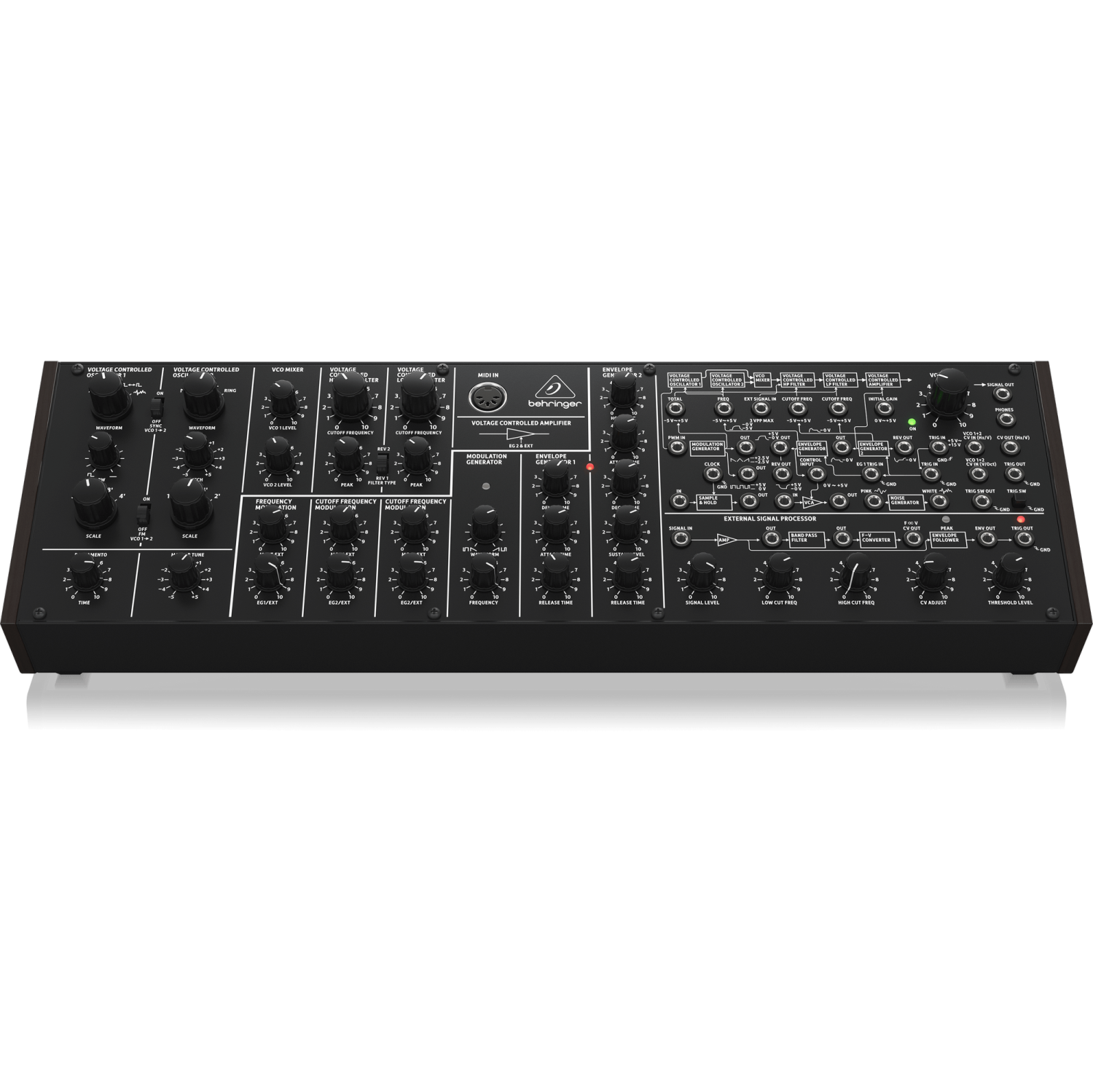Synthétiseur analogique et semi-modulaire K-2 MkII de Behringer