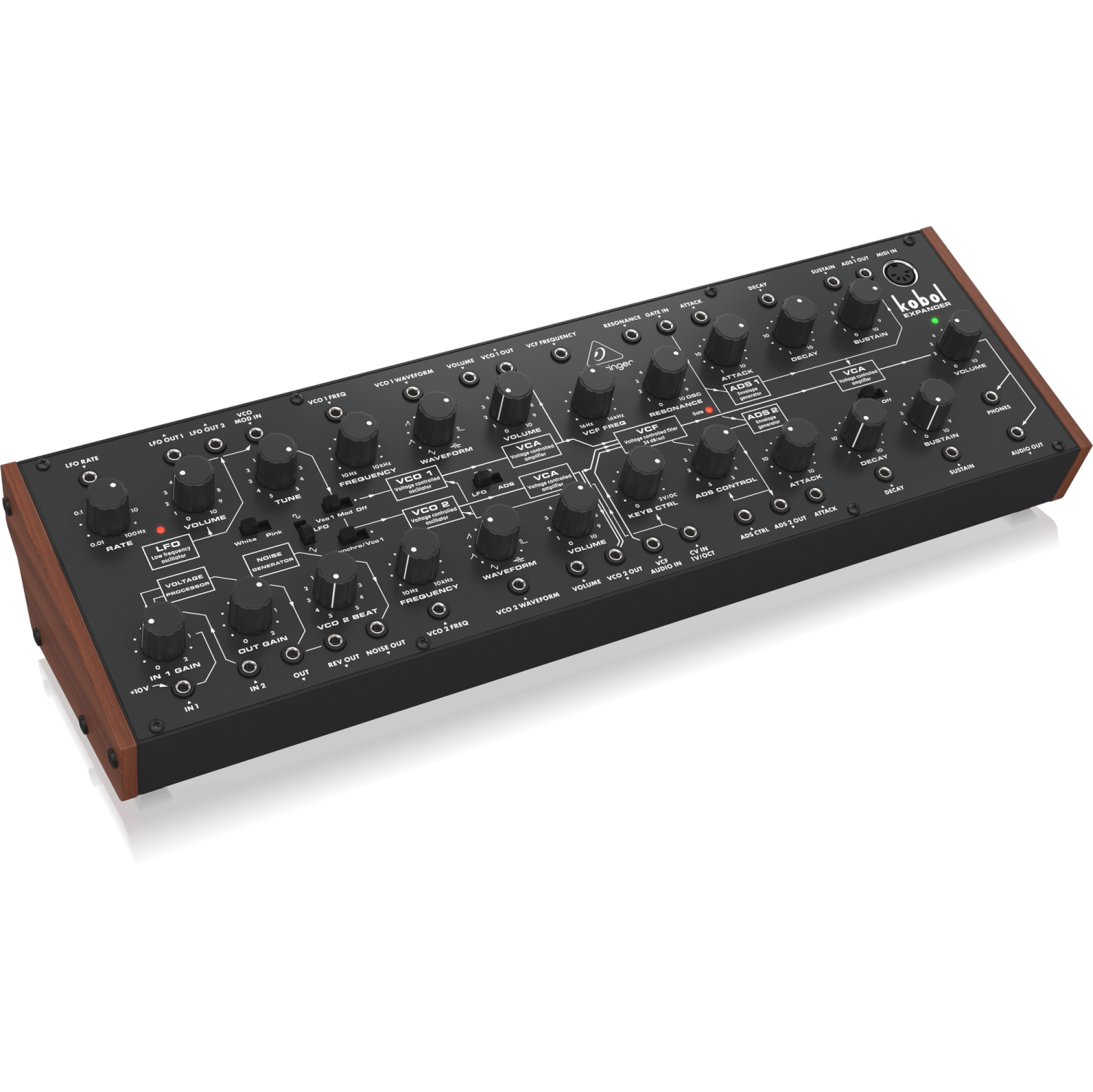 Synthétiseur analogique semi-modulaire KOBOL EXPANDER de Behringer