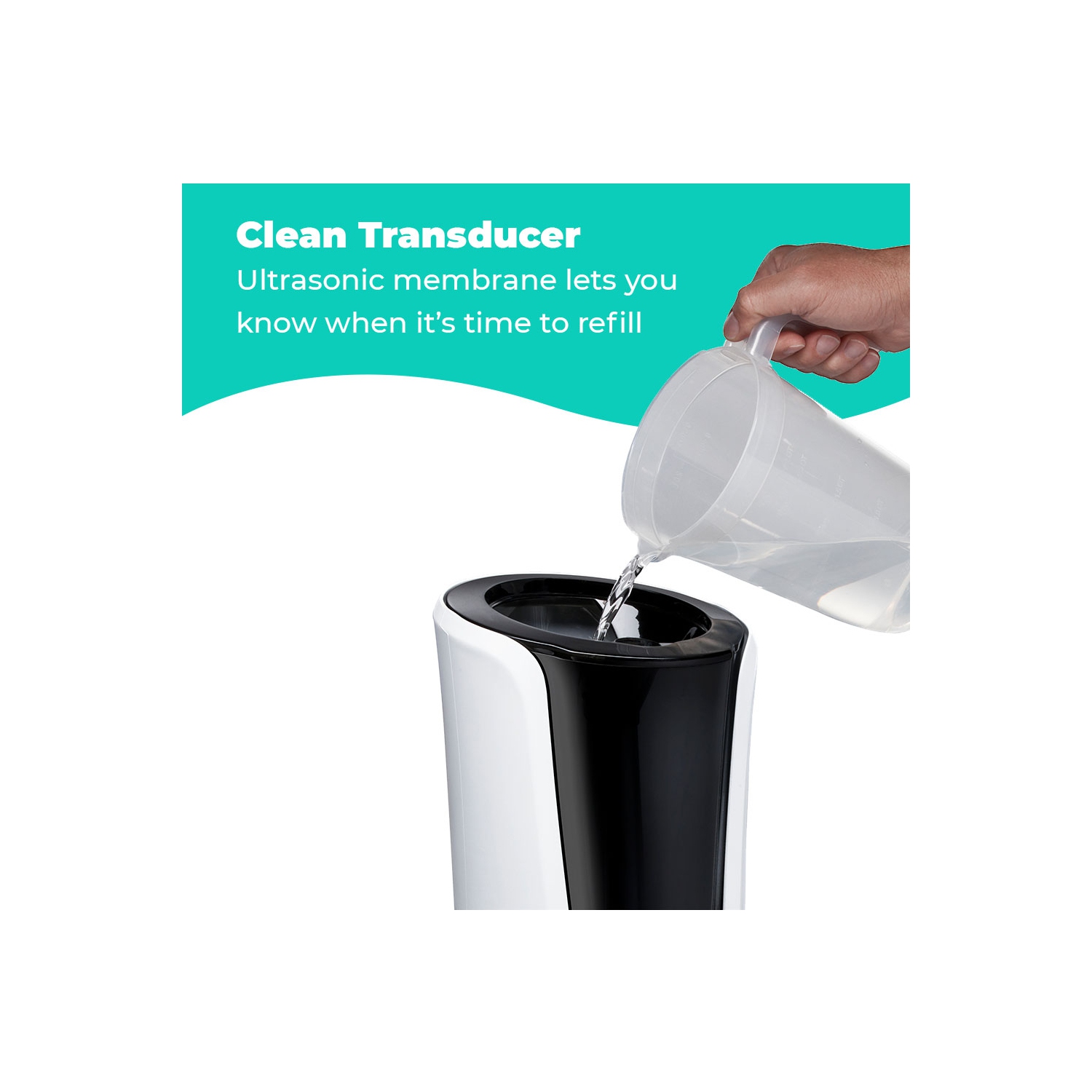 Humidificateur ultrasonique à vapeur chaude et froide à remplissage par le haut de HoMedics