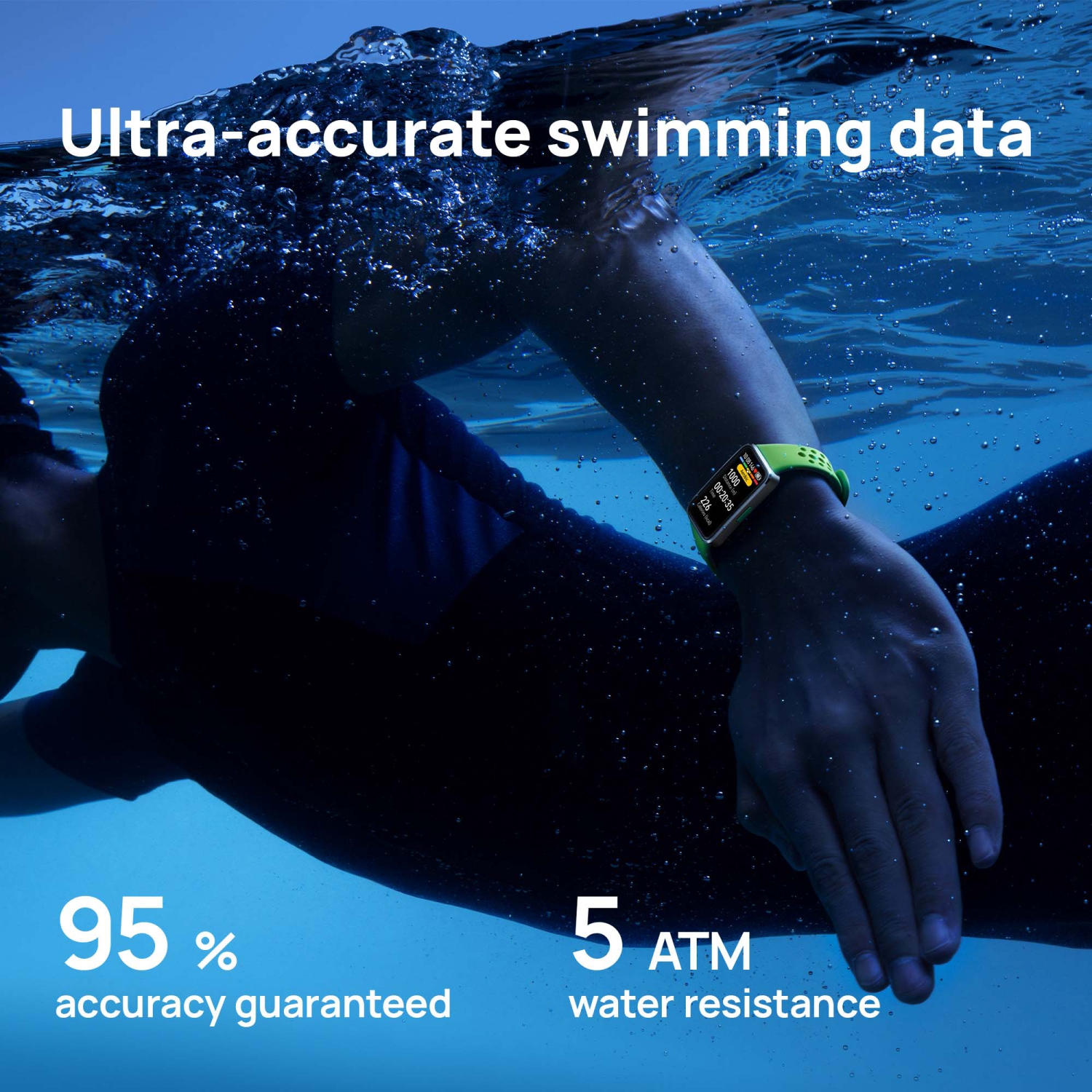 HUAWEI Band 10 Smartwatch with AI-Powered Fitness Monitoring, Pro-Level Sleep Analysis, Emotional Wellbeing, Ultra-Accurate Swimming Data, Compatible