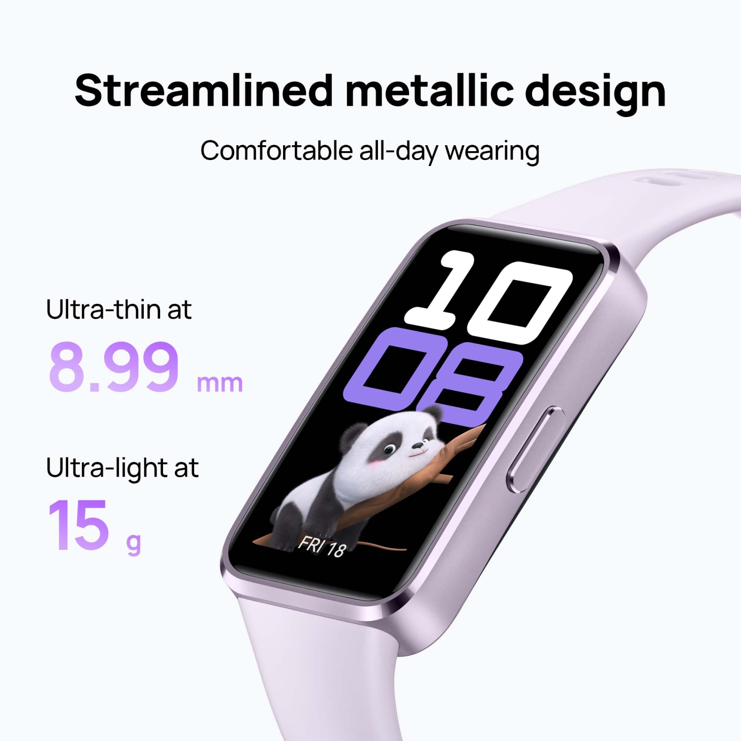 Montre intelligente Band 10 DE Huawei avec suivi de la mise en forme à IA, analyse professionnelle du sommeil, bien-être émotionnel, design
