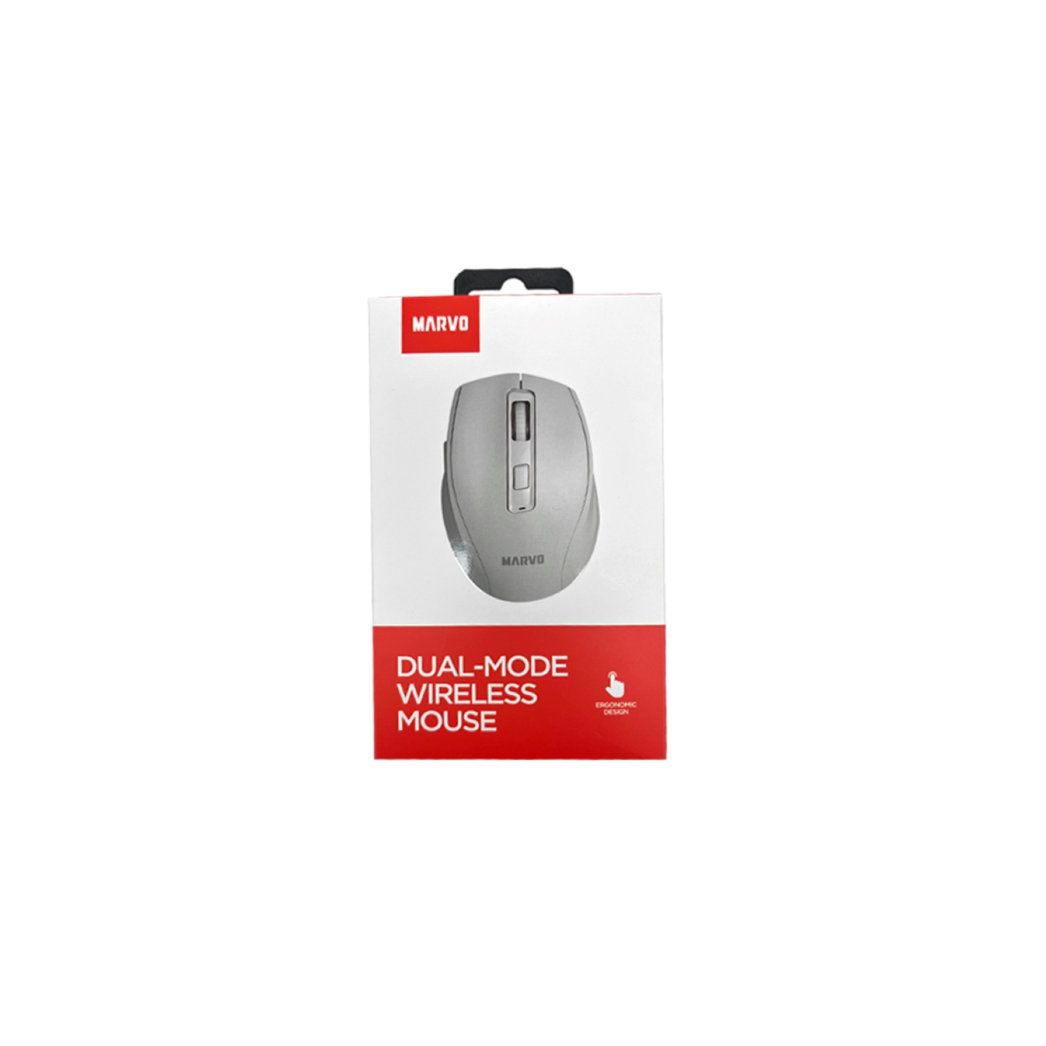 Marvo WM105D Dual modes Wireless 2.4G + Bluetooth 5.1 6D mouse_White