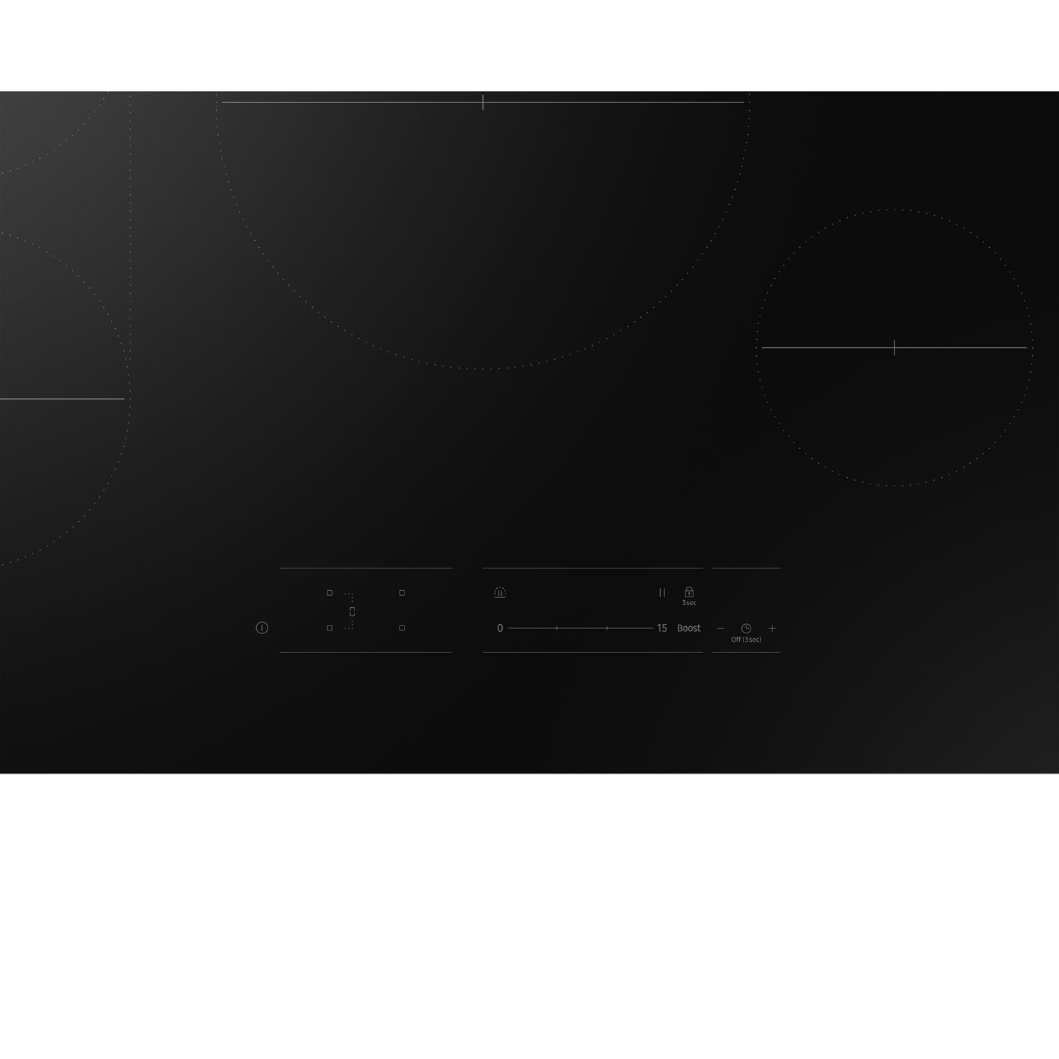 Surface de cuisson à induction de 30 po à 4 éléments de Samsung - Noir